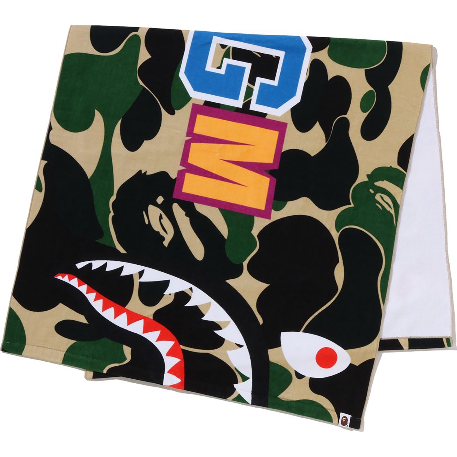 ABC CAMO SHARK BEACH TOWEL