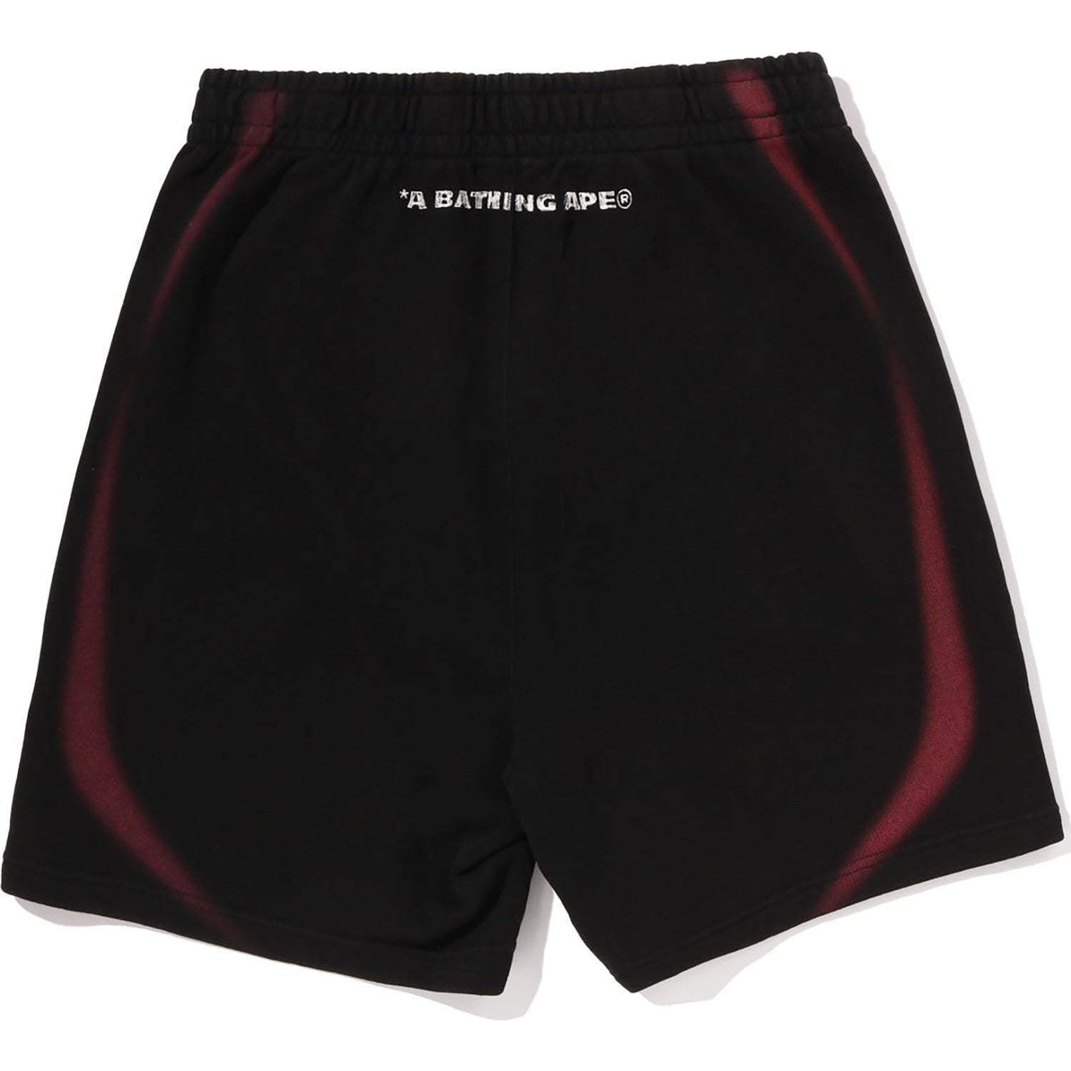 HEAVY WASH HAND DRAW FOOTBALL LOGO RELAXED FIT SWEAT SHORTS MENS