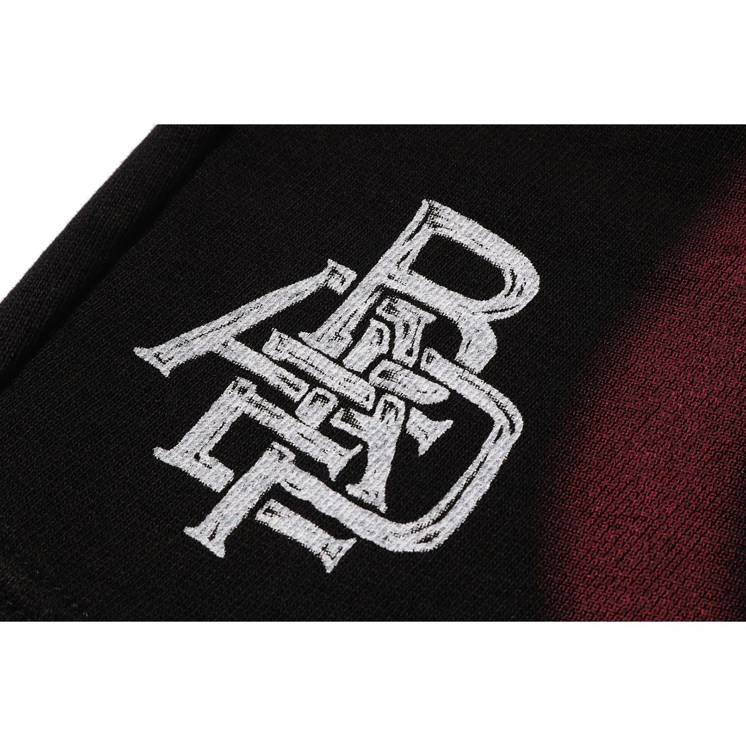 HEAVY WASH HAND DRAW FOOTBALL LOGO RELAXED FIT SWEAT SHORTS MENS