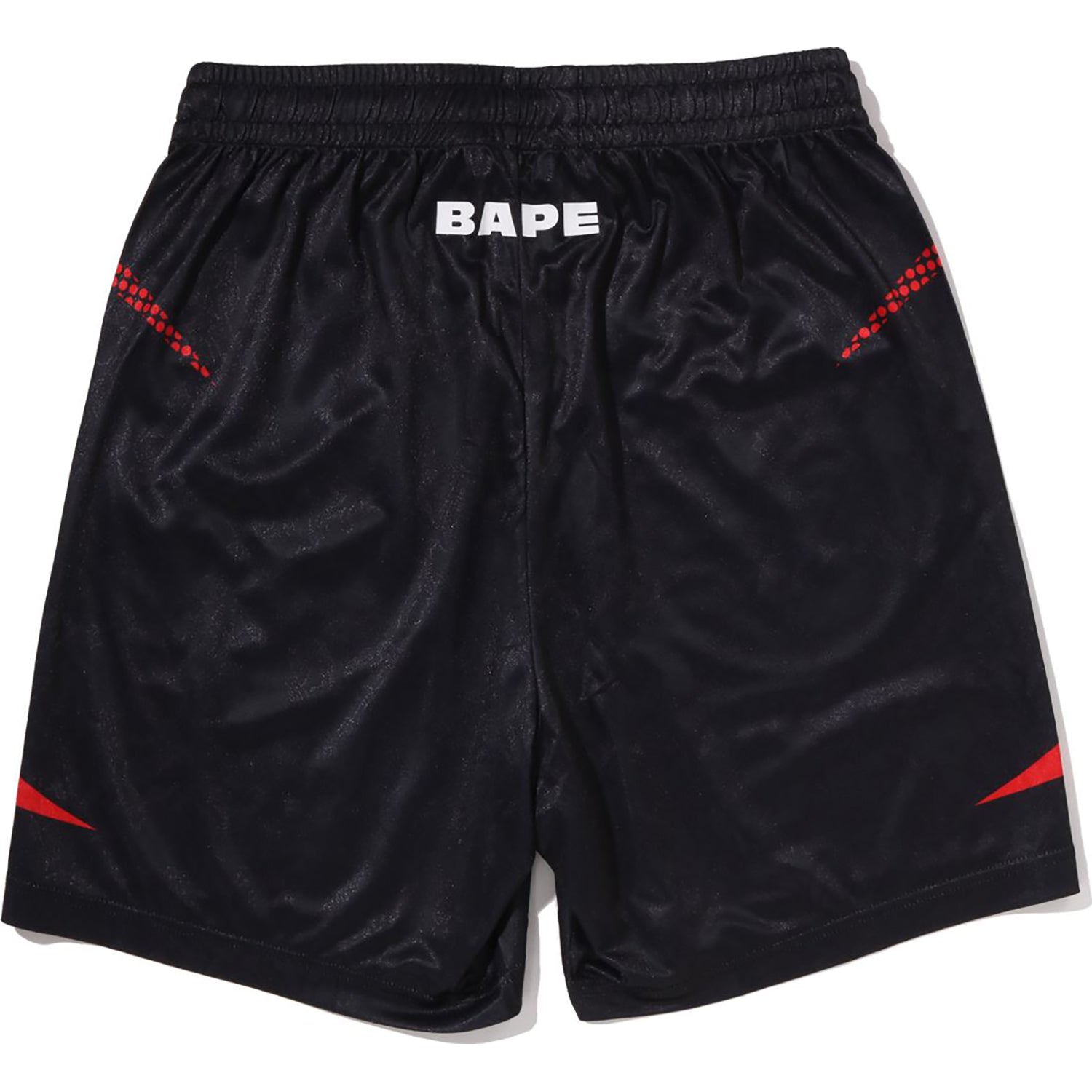 APE FLAME MONOGRAM JACQUARD RELAXED FIT FOOTBALL SHORTS MENS