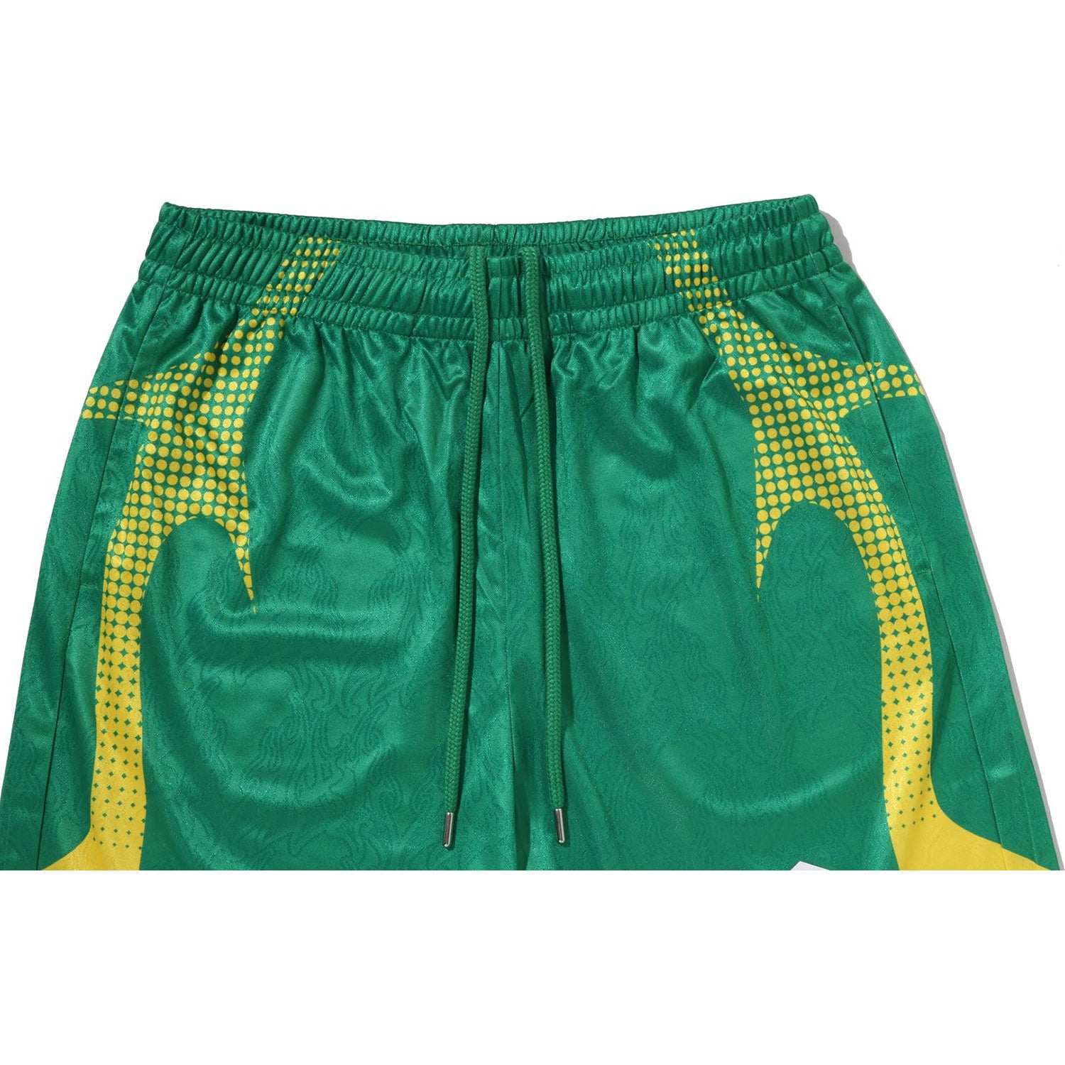 APE FLAME MONOGRAM JACQUARD RELAXED FIT FOOTBALL SHORTS MENS