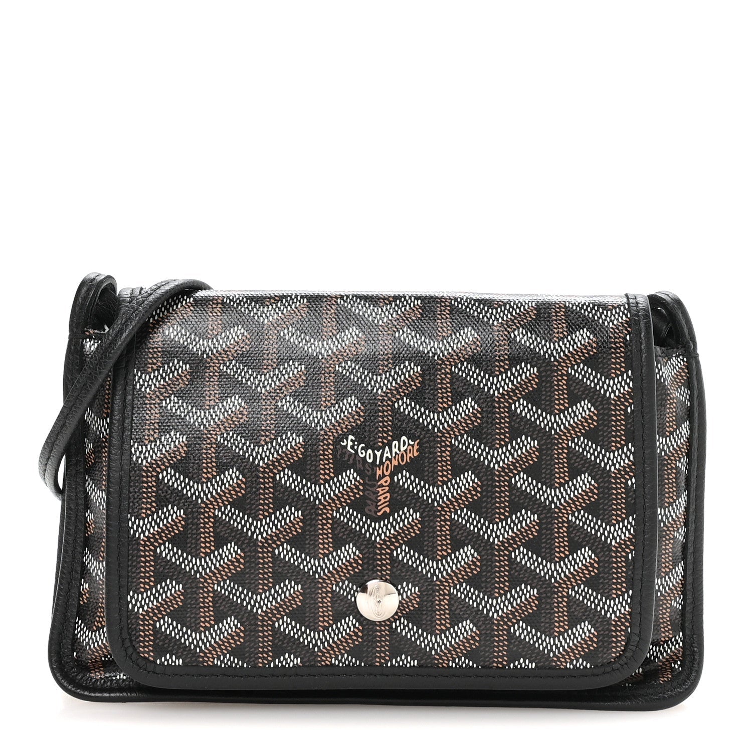 Goyardine Plumet Wallet Clutch Black