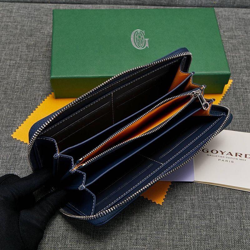 Goyard Matignon GM Zipper Wallet In Goyardine Canvas✨