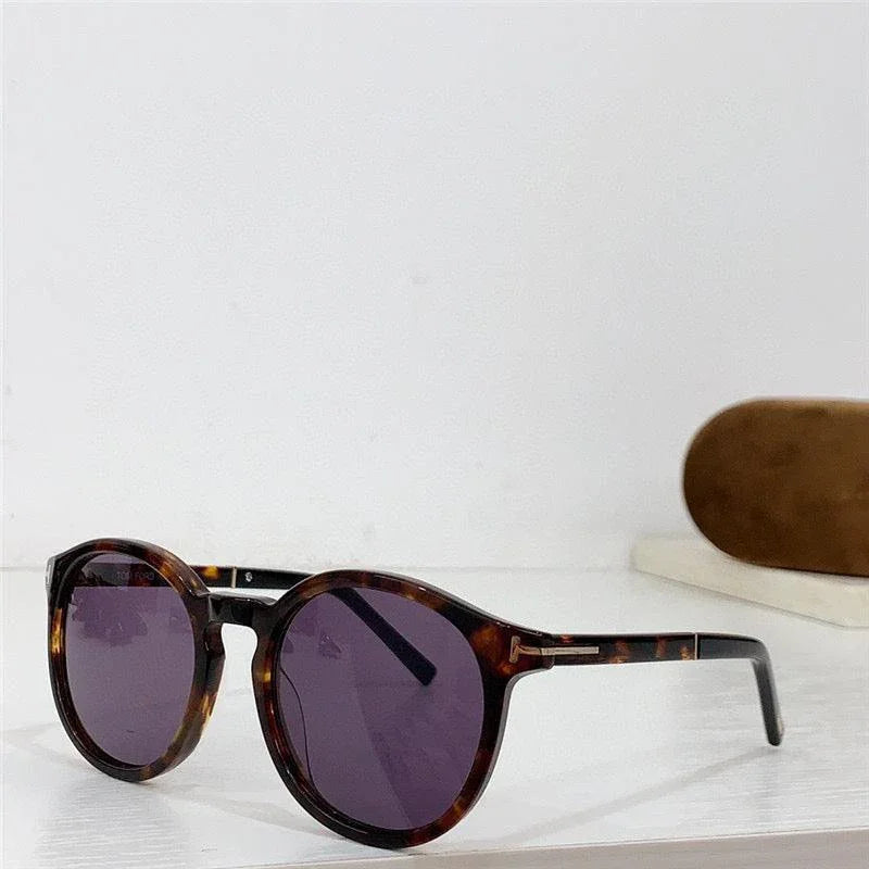 Tom Ford ELTON FT 1021 Dark Havana/Grey (52A) Sunglasses ✨