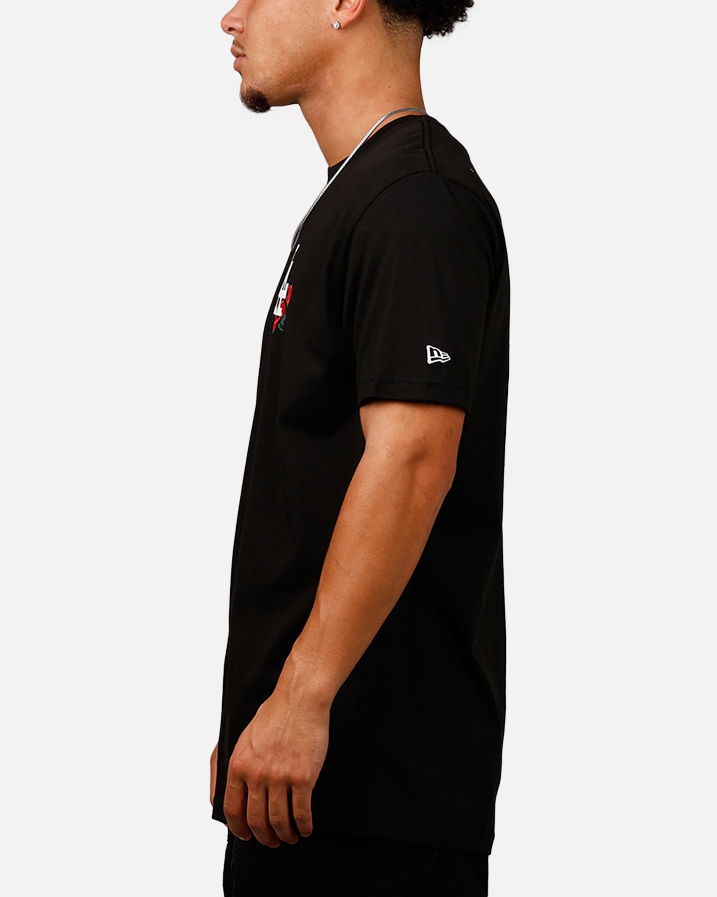 New Era Los Angeles Dodgers Rose T-Shirt Black/Red