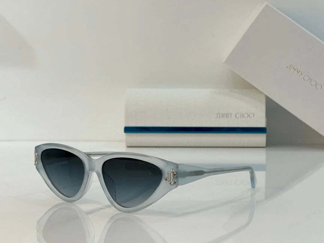 2024 Jimmy Choo JC5019 Cat Eye Sunglasses with Glitter women&