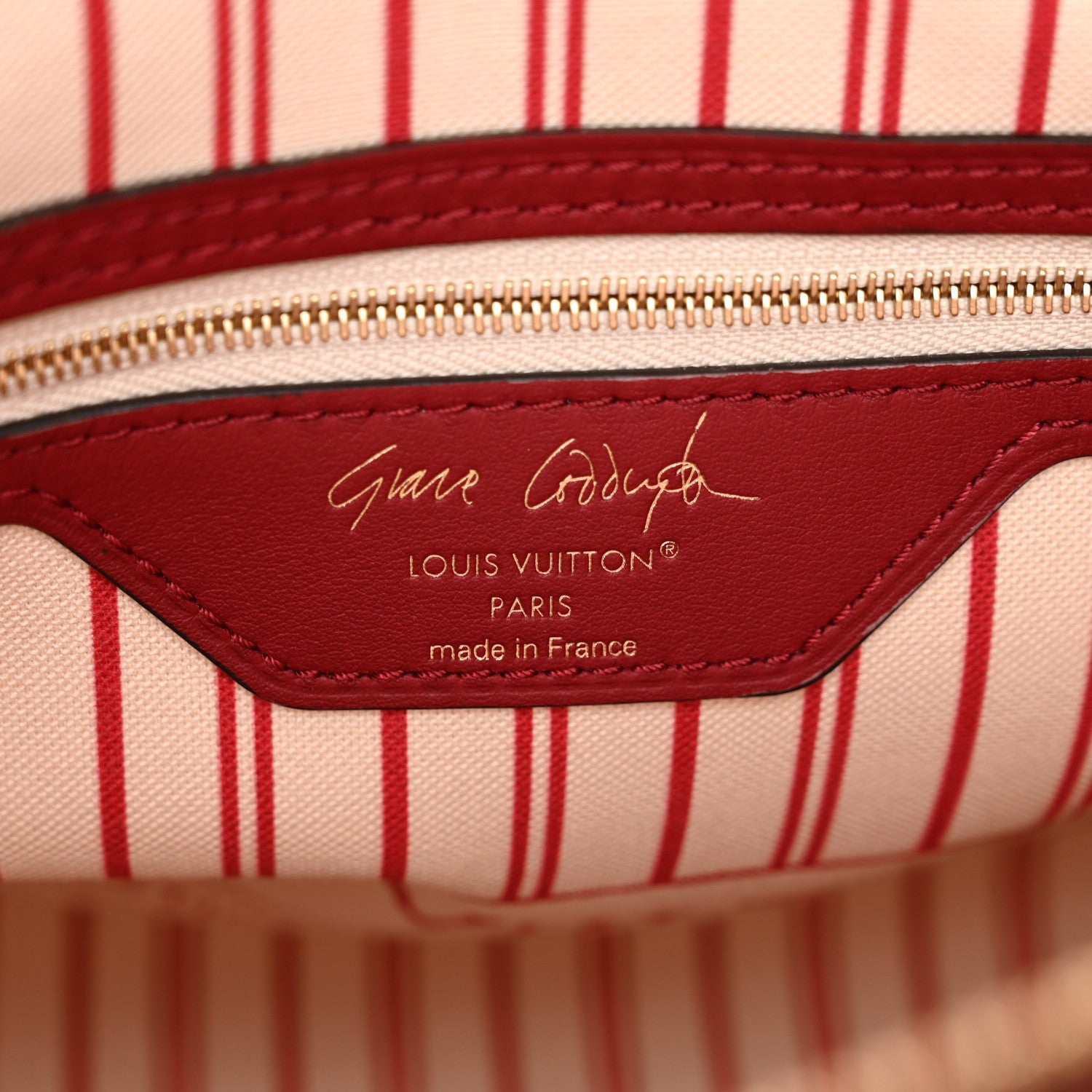 Calfskin LV Travels With Grace Coddington Speedy Soft 30 Plum