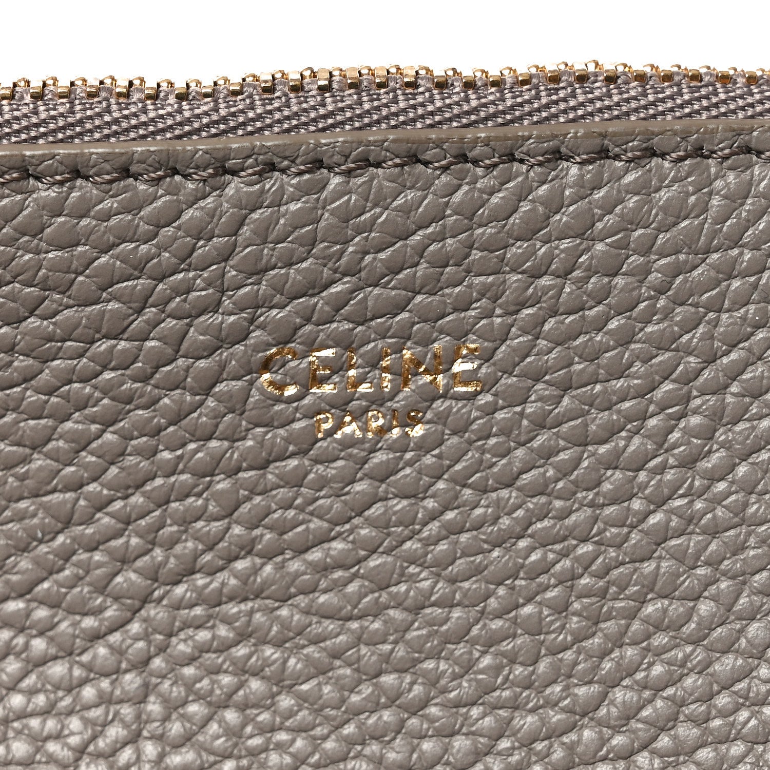 Supple Grained Calfskin Bucket 16 Bag Pebble