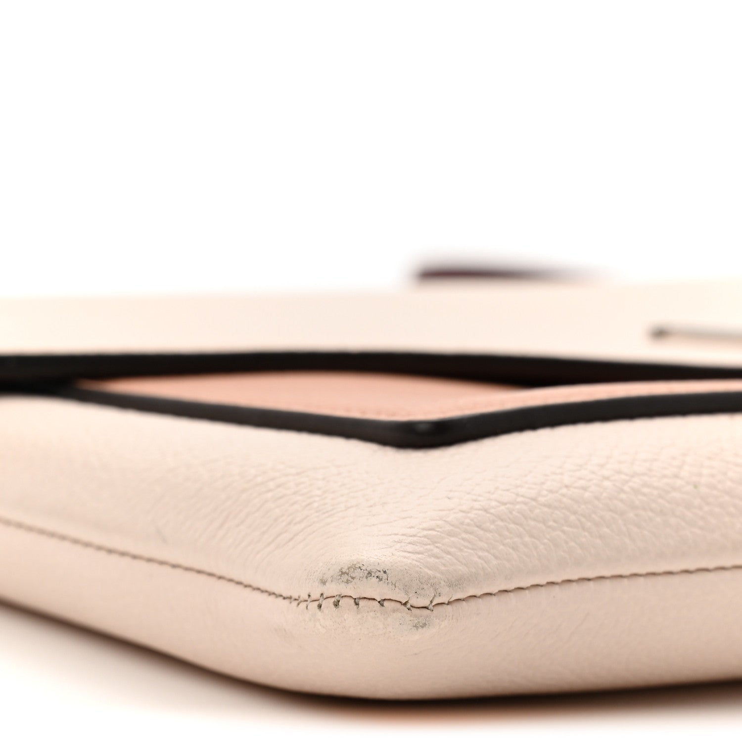 Soft Calfskin My Lockme Pochette Rose Silk Quartz