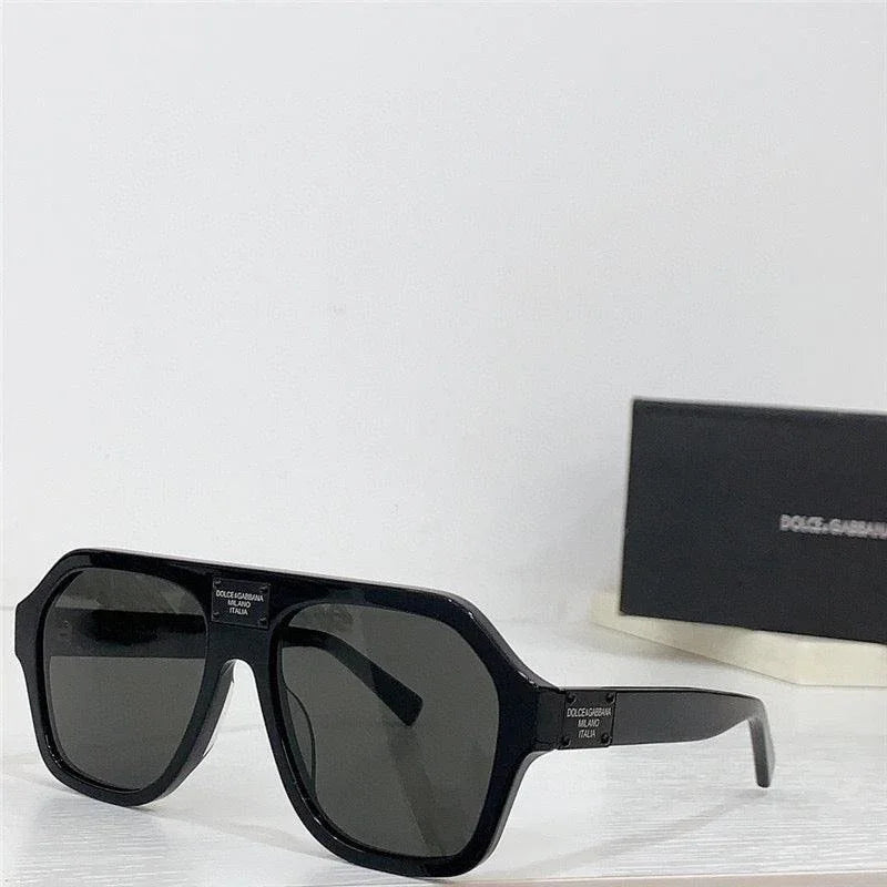 Dolce & Gabbana Eyewear pilot-frame logo-plaque Sunglasses ✨