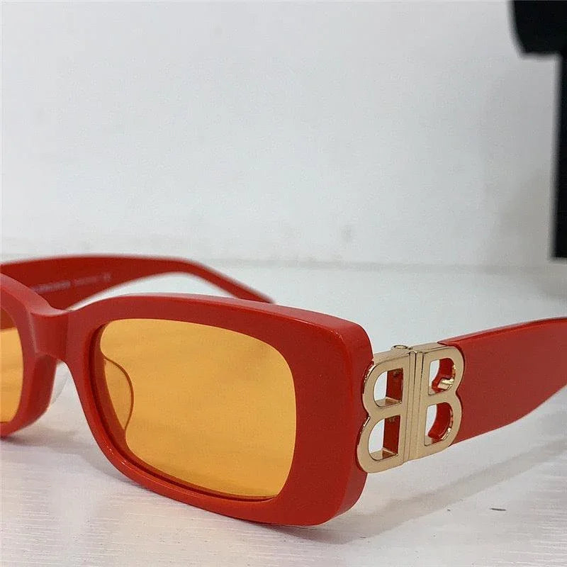 Balenciaga Eyewear Dynasty rectangle-frame sunglasses Unisexđź–¤