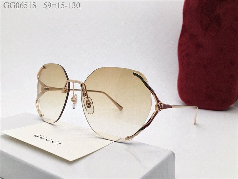 GUCCI 0651S Square 60mm Aviator Sunglasses ✨
