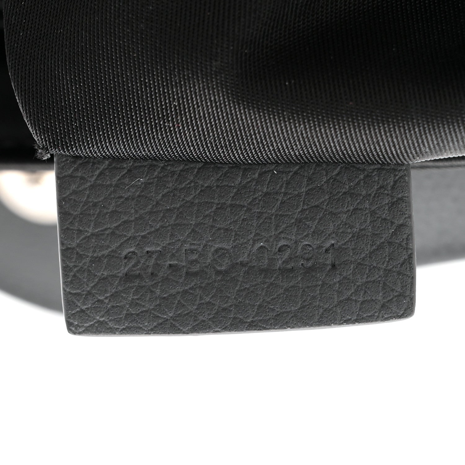 X SACAI Grained Calfskin Technical Fabric Mens Saddle Bag Black