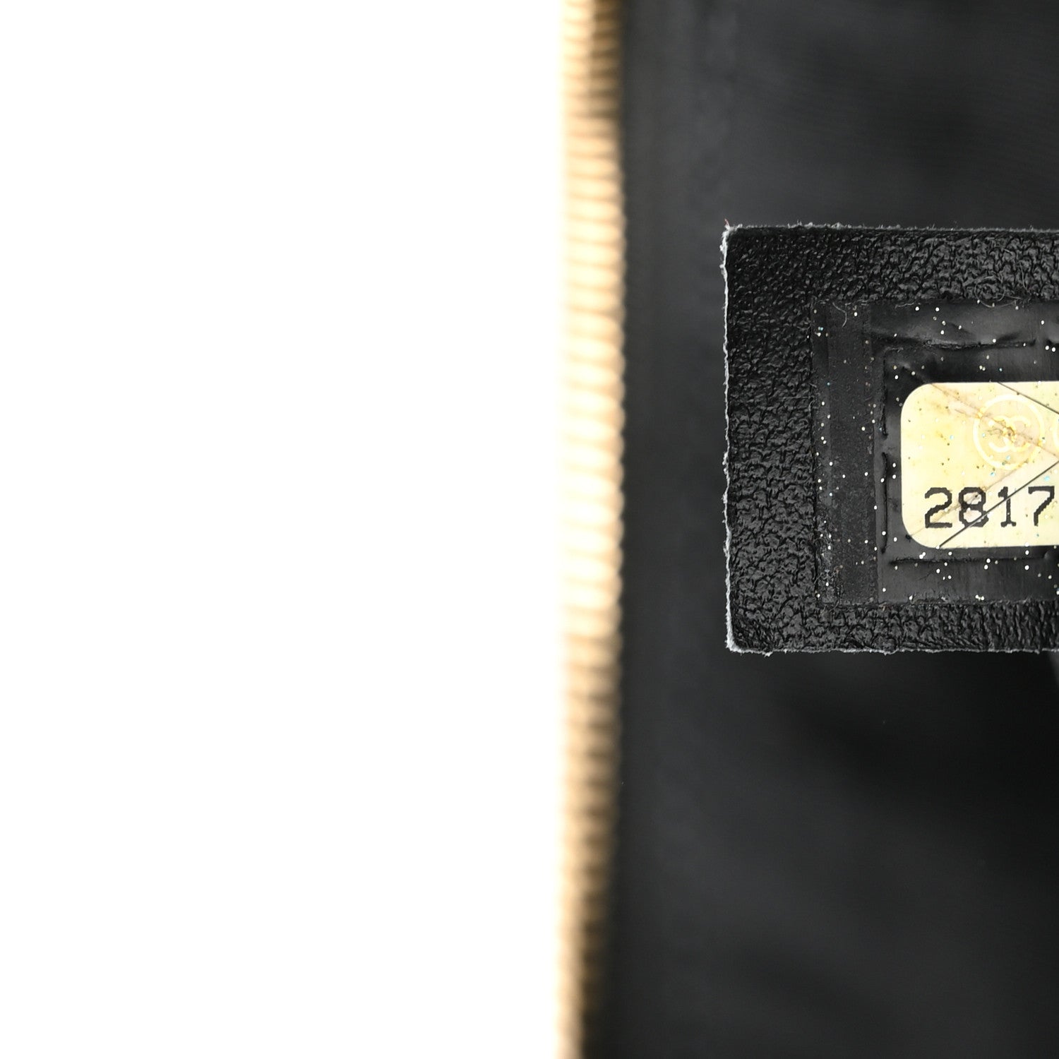 Calfskin Quilted Waist Bag Black