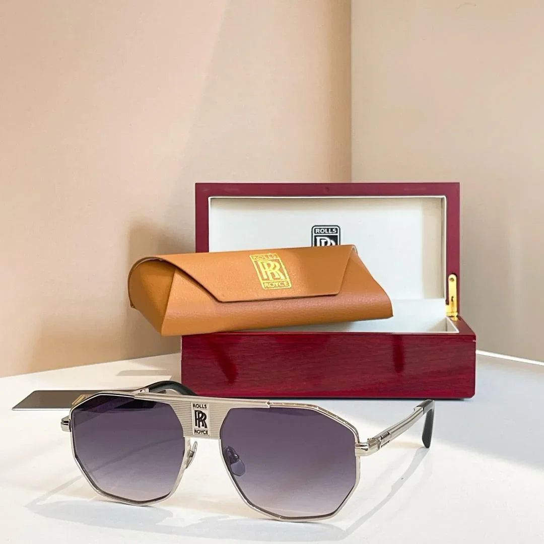 Rolls Royce SS1263 18K plated Rose-Silver-Gold Sunglasses 👑