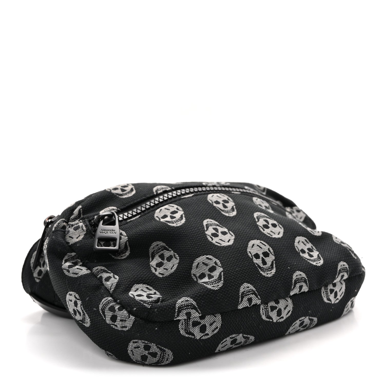 Jacquard Skull Belt Bag Black White