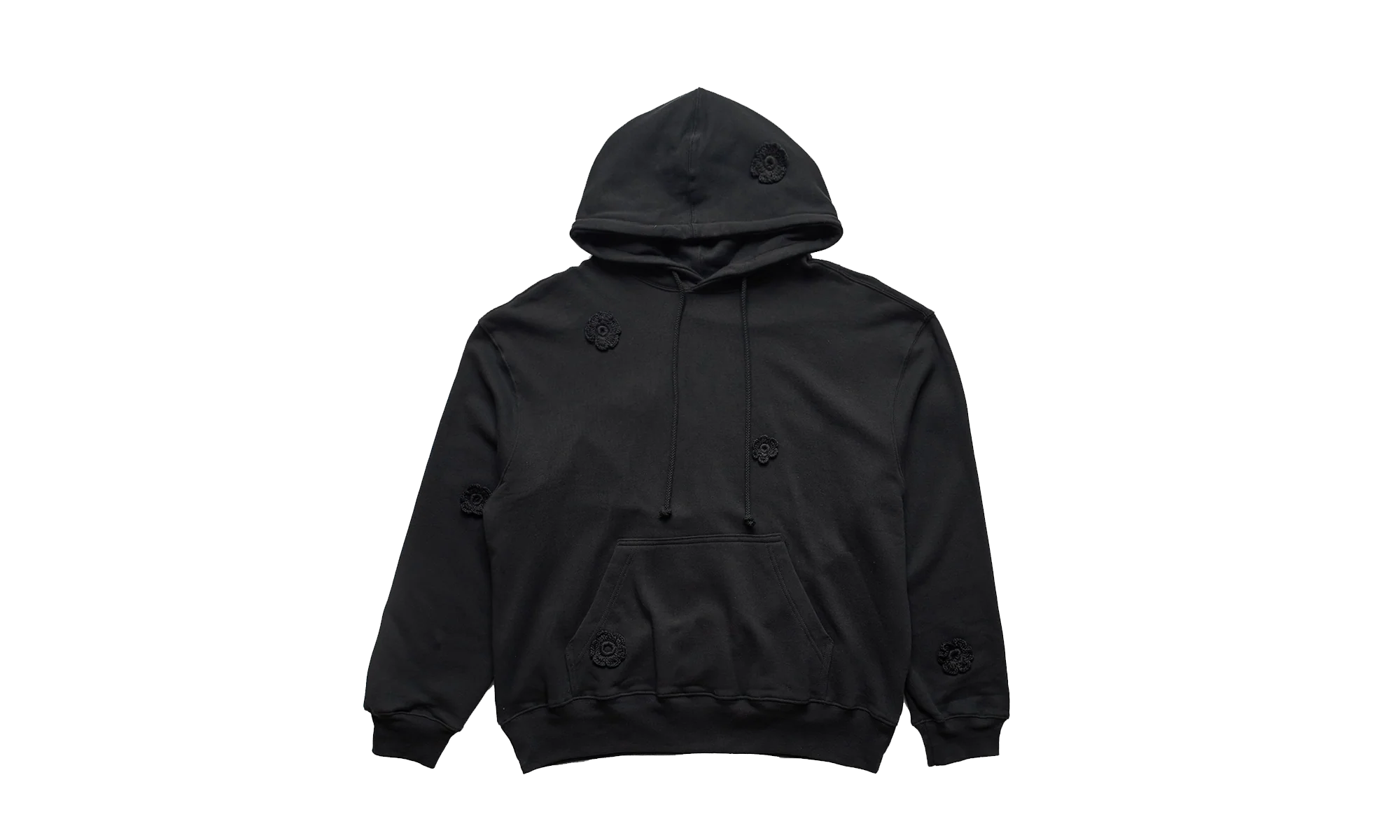 "Daisy" Gym Hoodie "Black" 242MJP022DTERYBLK