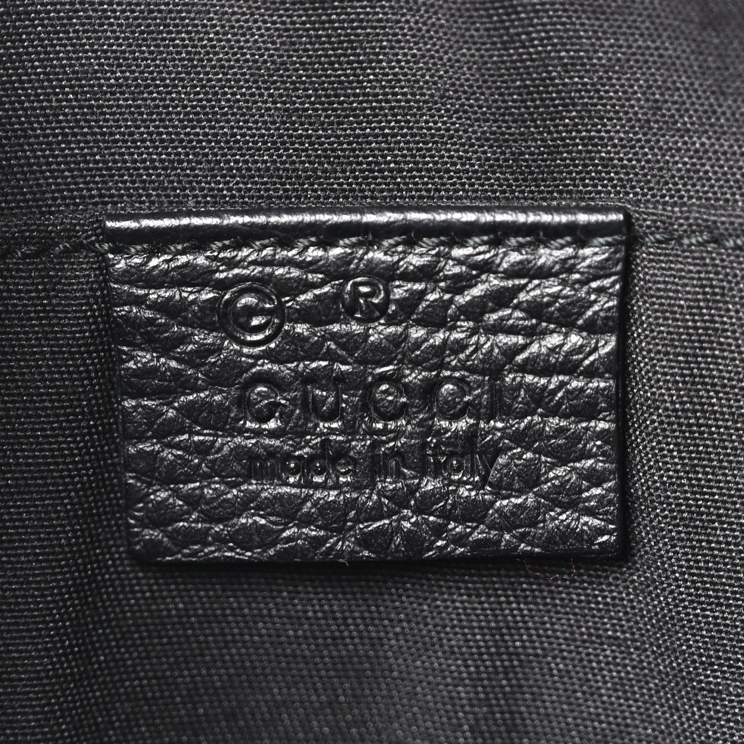 Nylon Monogram Belt Bag Black