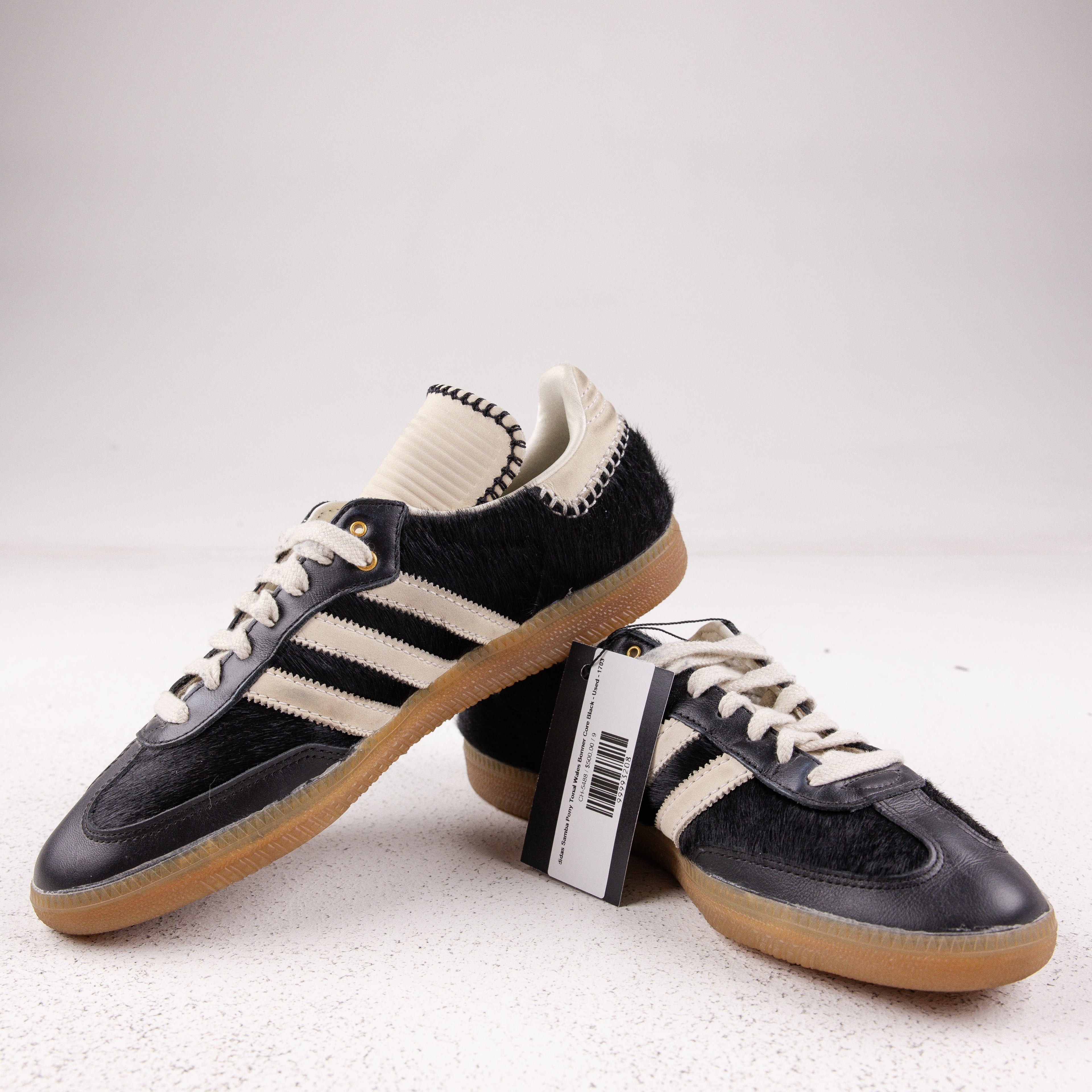 adidas Samba Pony Tonal Wales Bonner Core Black - Used - 1703