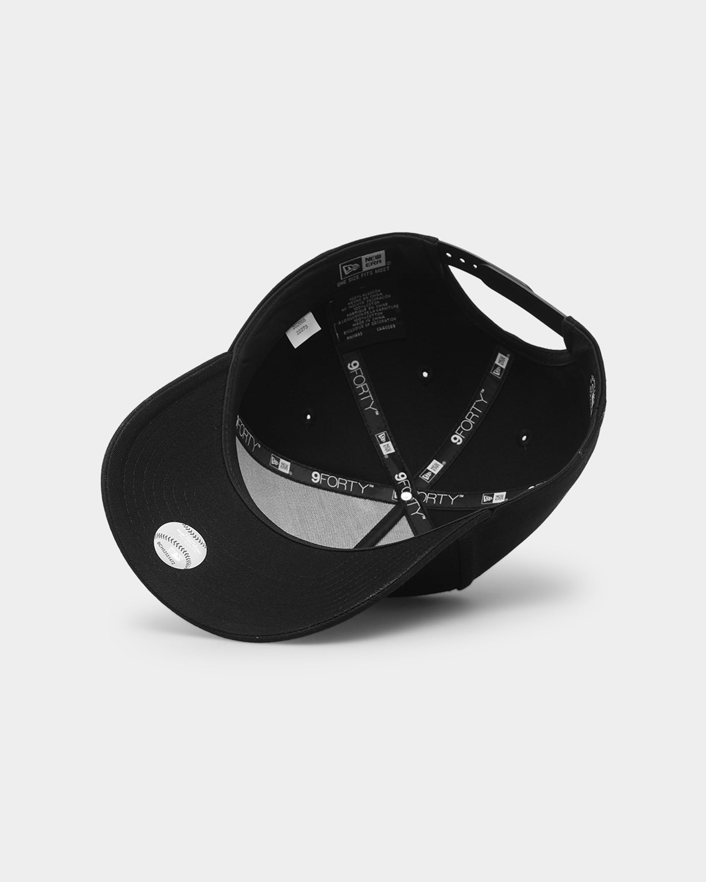 New Era New York Yankees 9FORTY A-Frame Snapback Black/Black