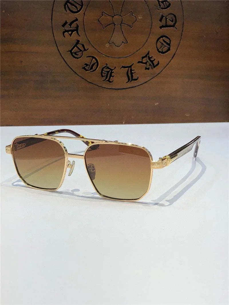 Chrome Hearts 8184 square-frame tinted sunglasses ⚜️
