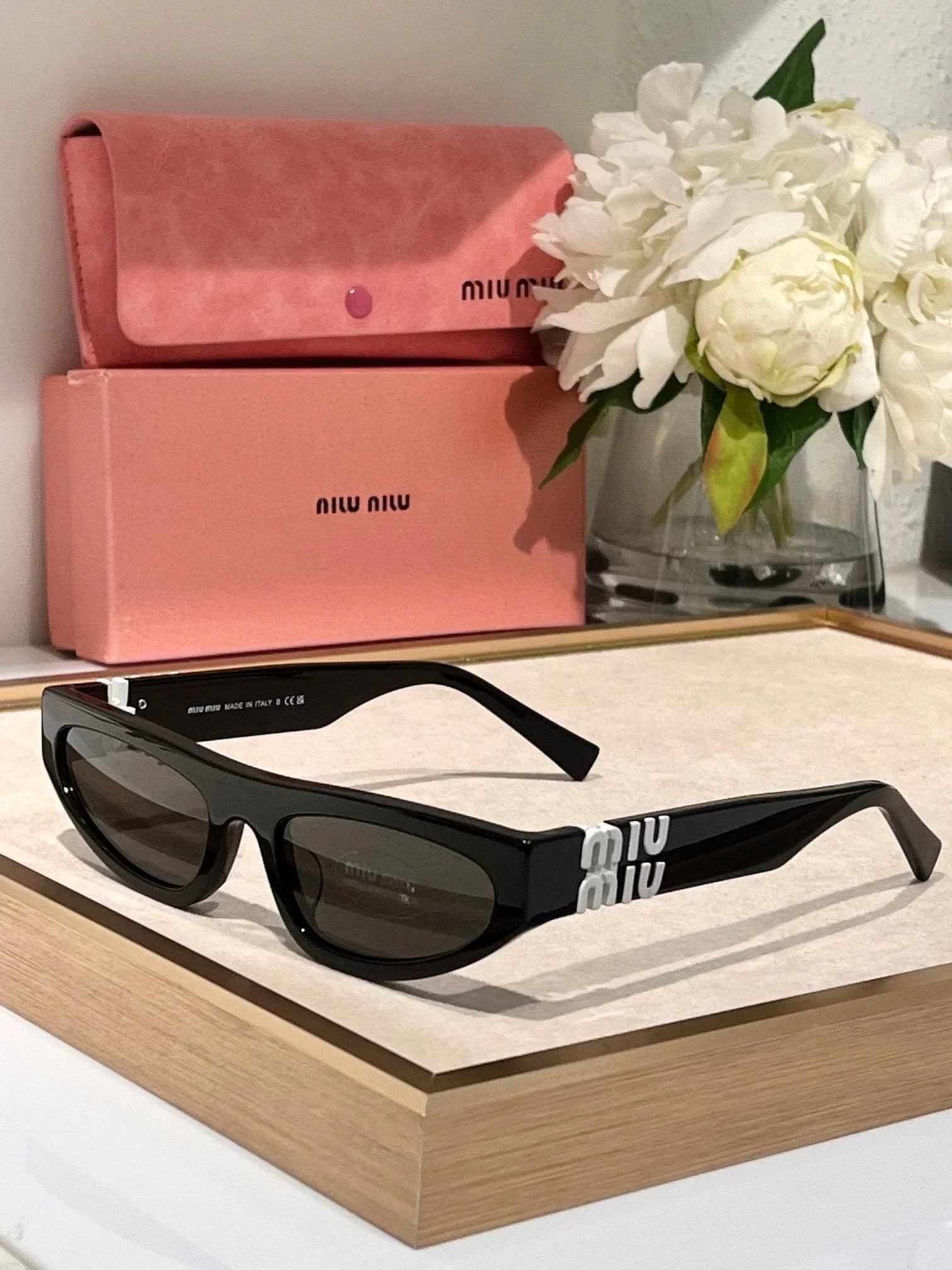 Miu Miu Glimpse oval-frame Acetate - 54 -07ZS Women&