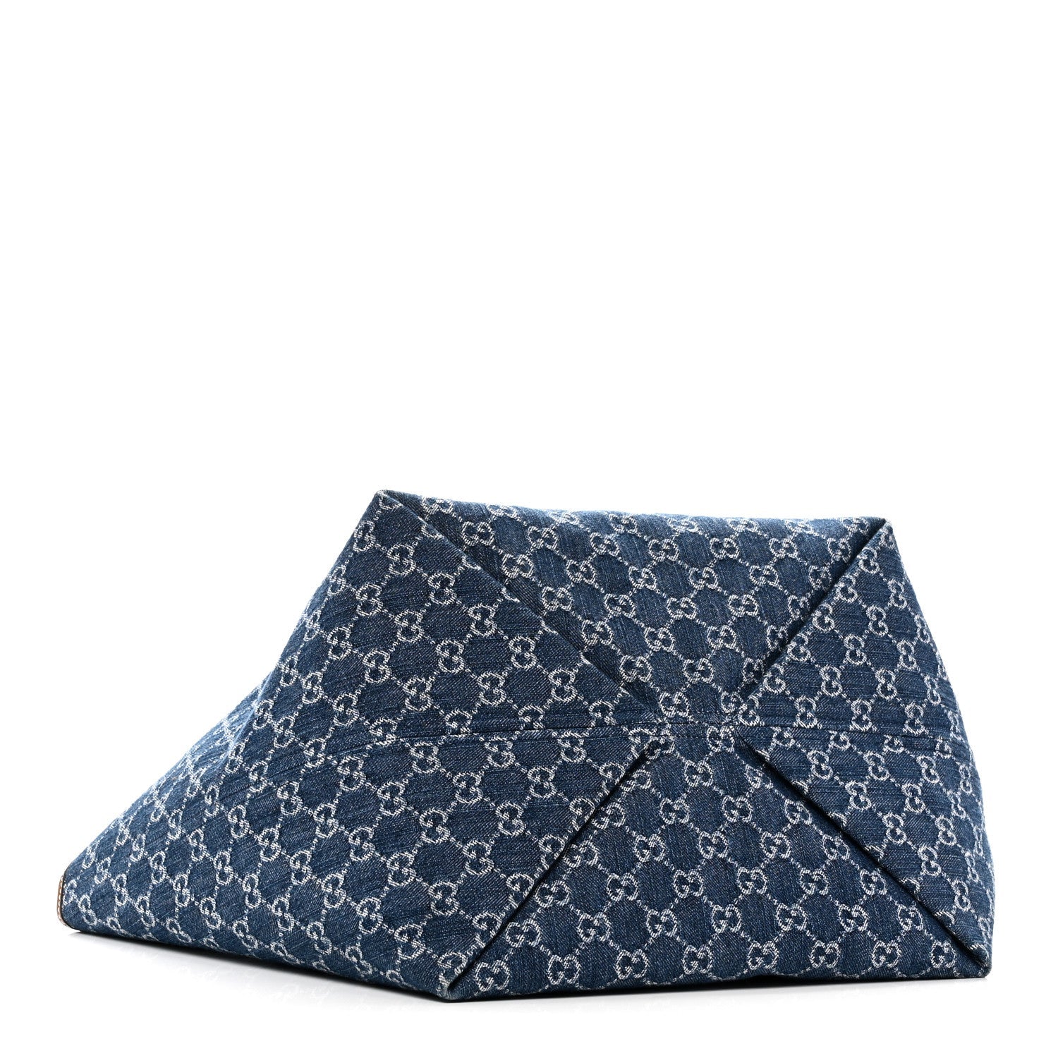 New Denim GG Monogram Calfskin Large Totissima Tote Blue