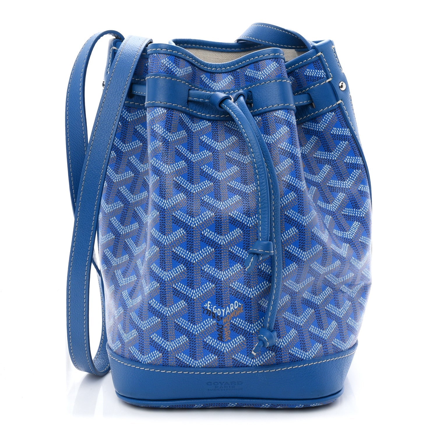 Goyardine Petit Flot Bucket Bag PM Sky Morning