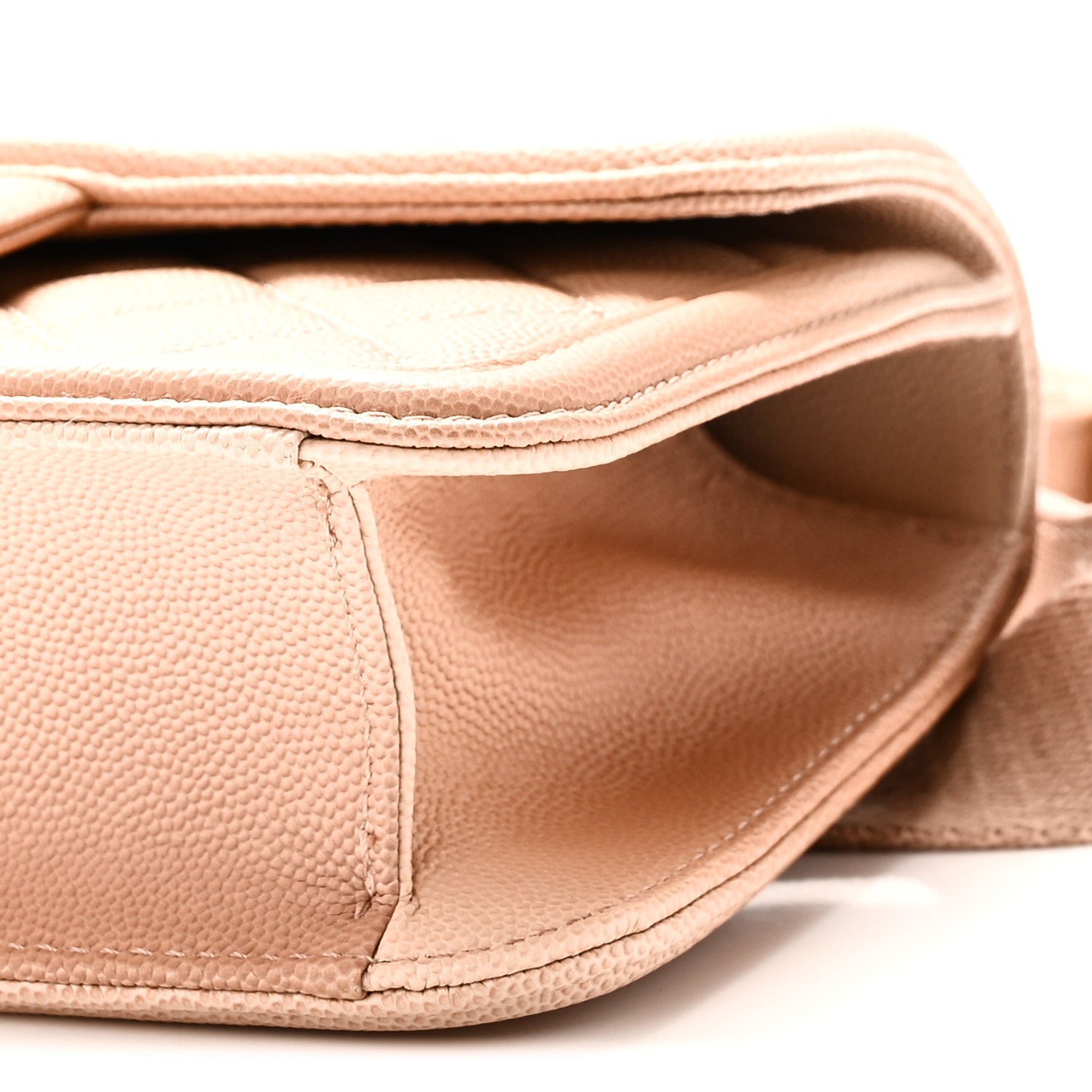 Caviar Quilted Sunset On The Sea Waist Bag Beige
