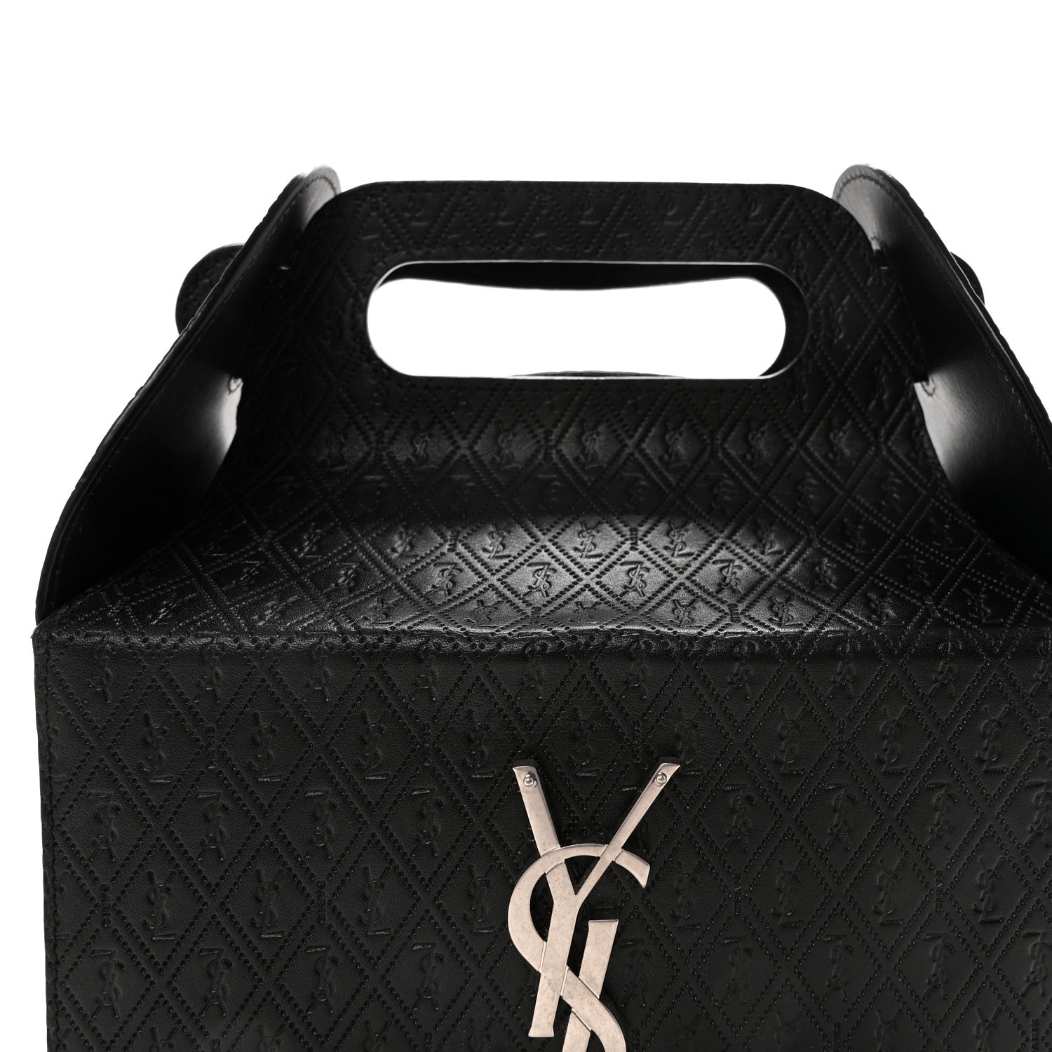 Calfskin Monogram Take Away Box Black
