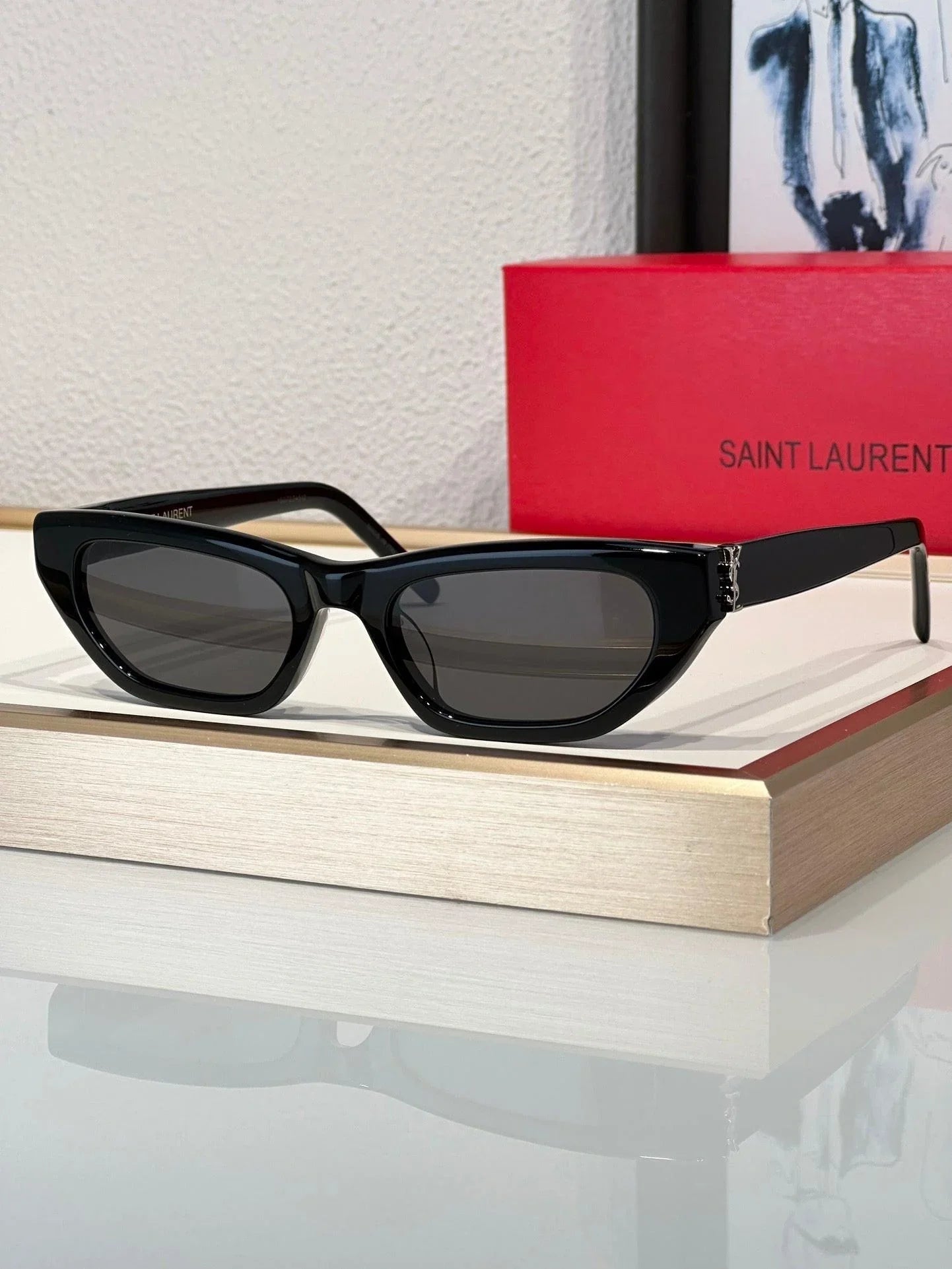 YSL Saint Laurent SL M126 cat-eye sunglasses ✨