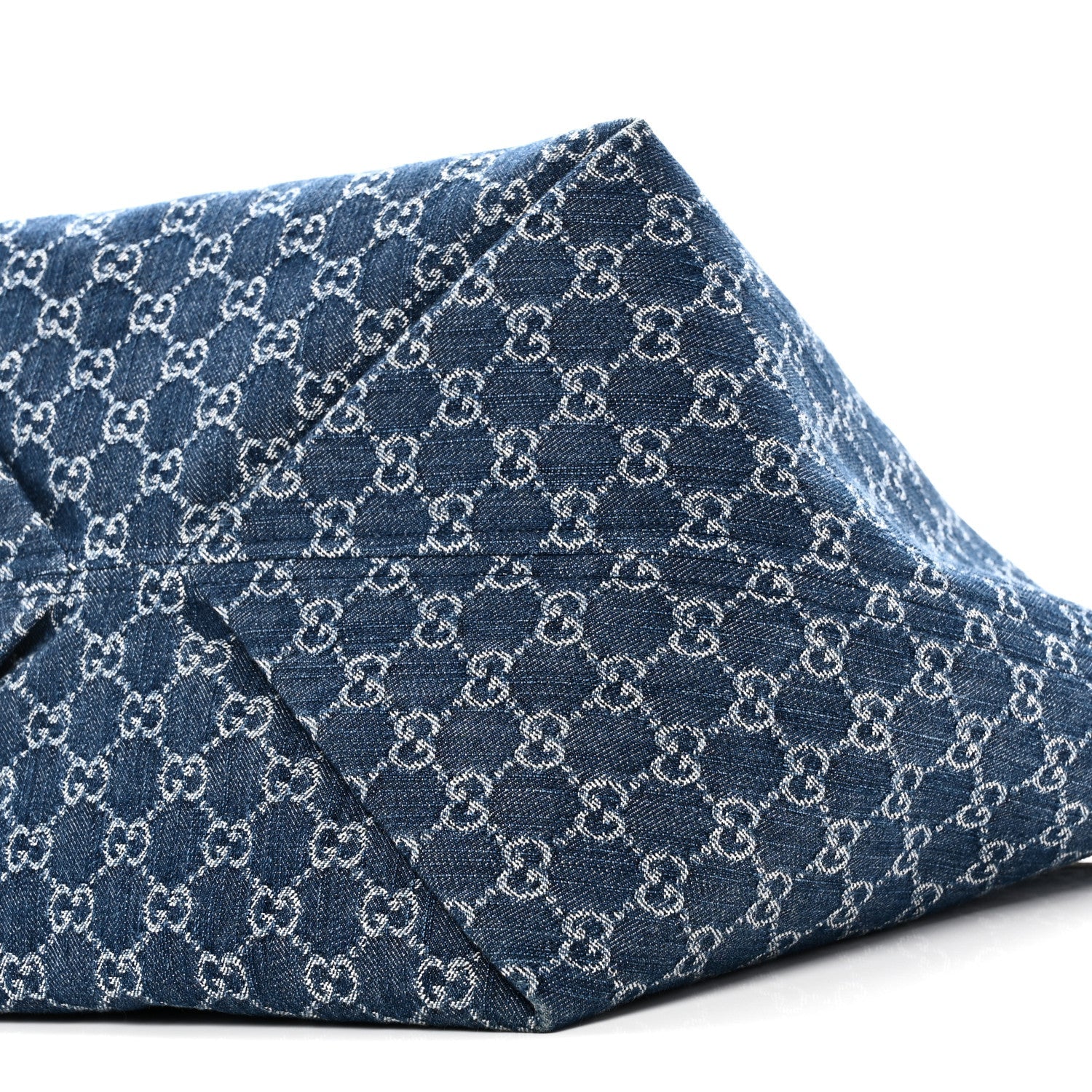 New Denim GG Monogram Calfskin Large Totissima Tote Blue