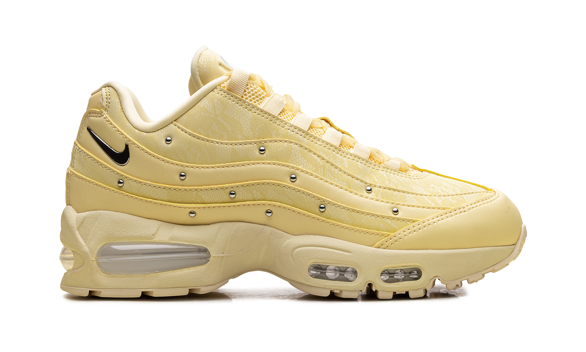 Air Max 95 WMNS "Soft Yellow Silver Studded" IQ3444 722