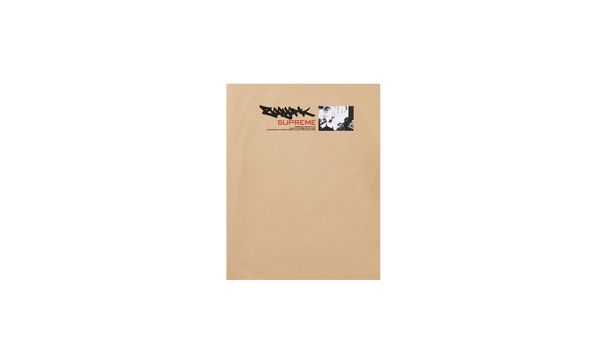 Supreme/Zoo York Dynasty Tee "SS25 - Khaki" SU25554