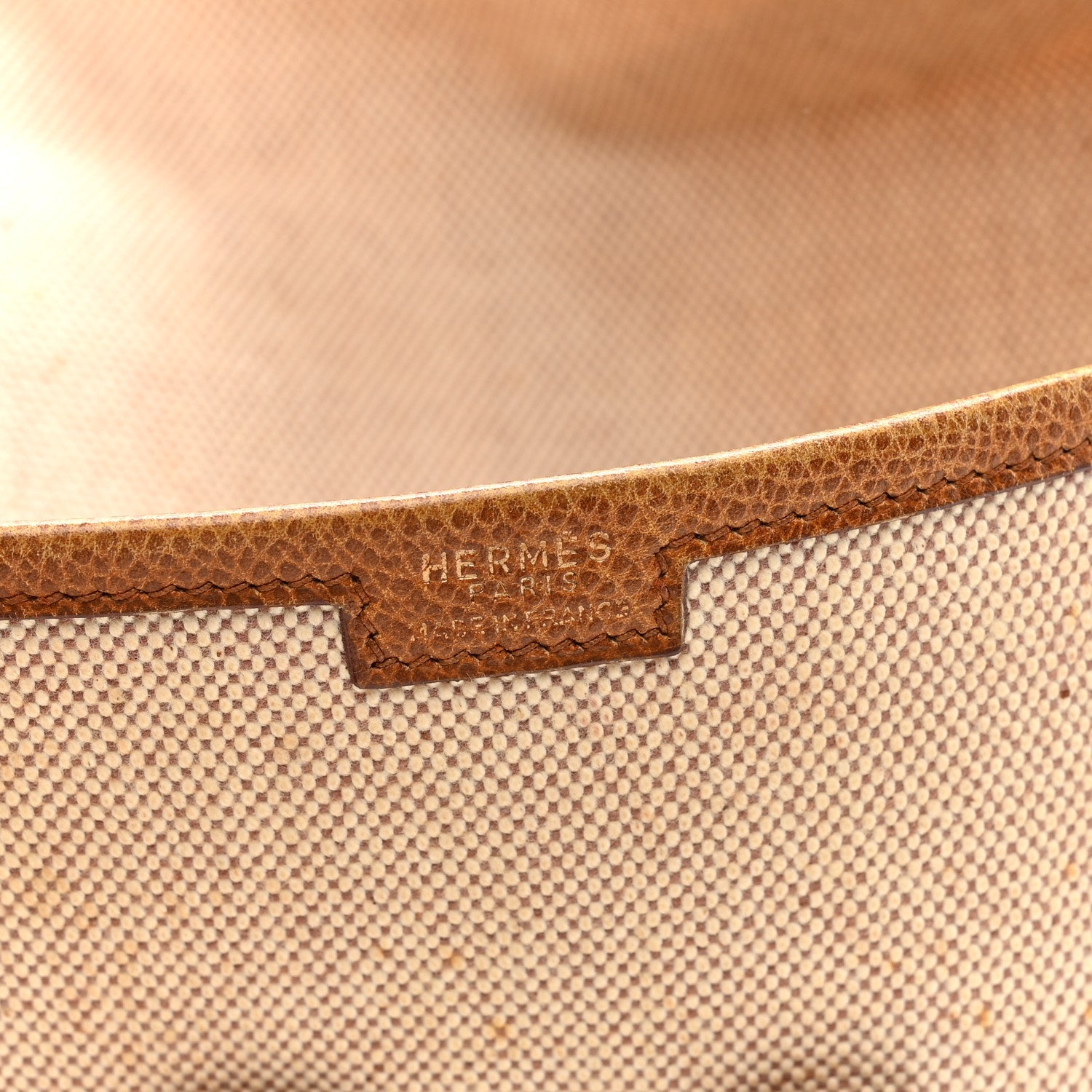 Peau Porc Toile Jige PM Clutch