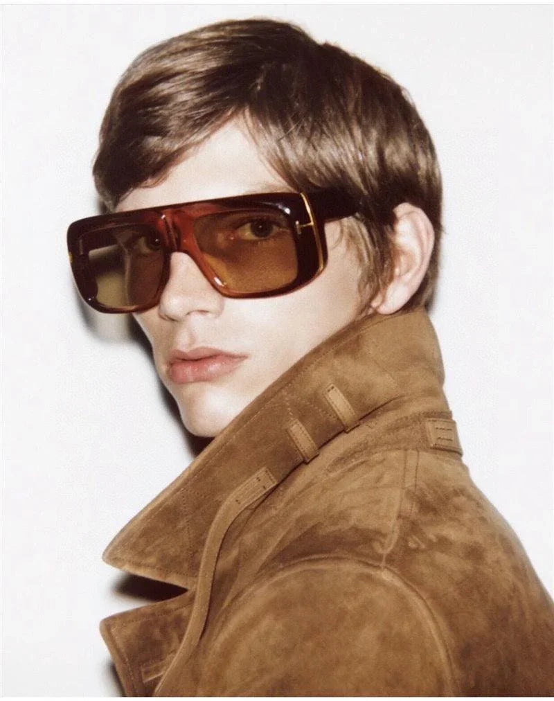 Tom Ford Gino TF733 Unisex Square 60mm Sunglasses 🔱