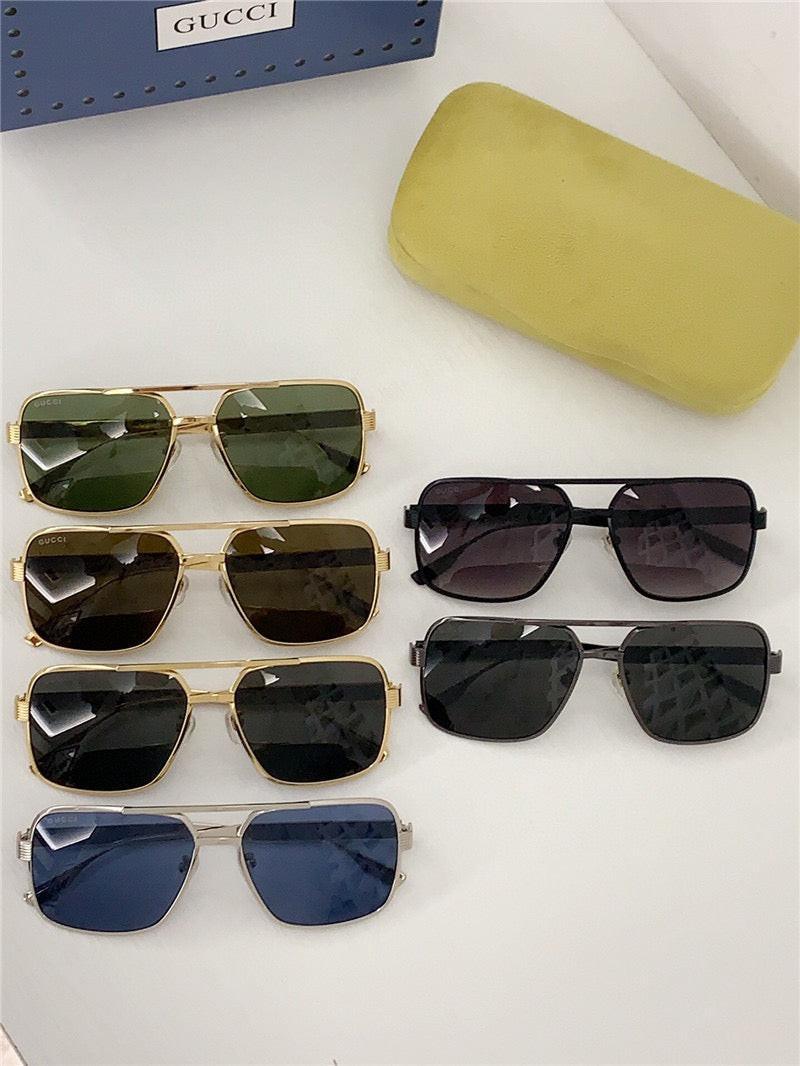 New Season Gucci 1512S Eyewear Rectangle frame Sunglasses ✨