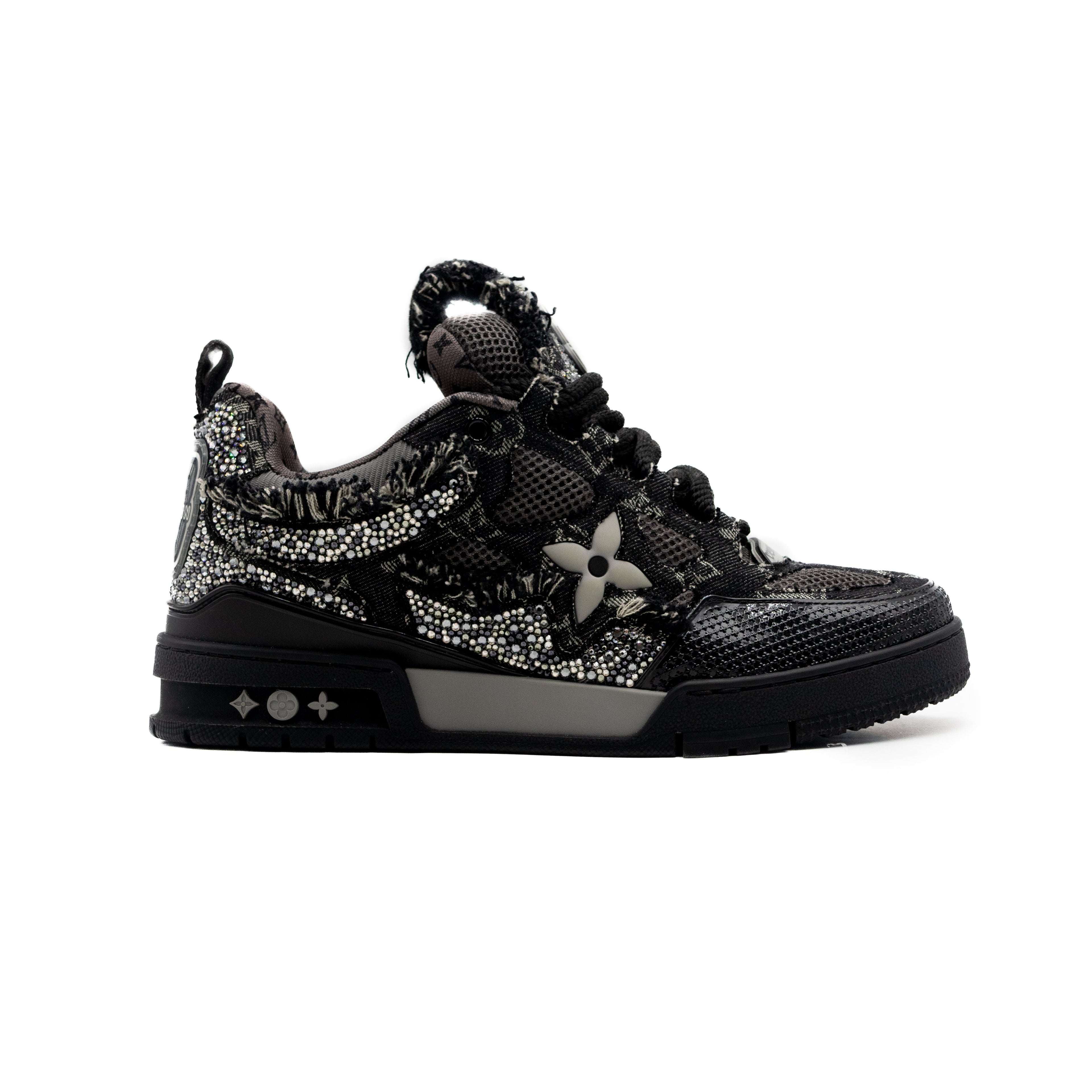 Louis Vuitton Skate Black Swarovski Monogran