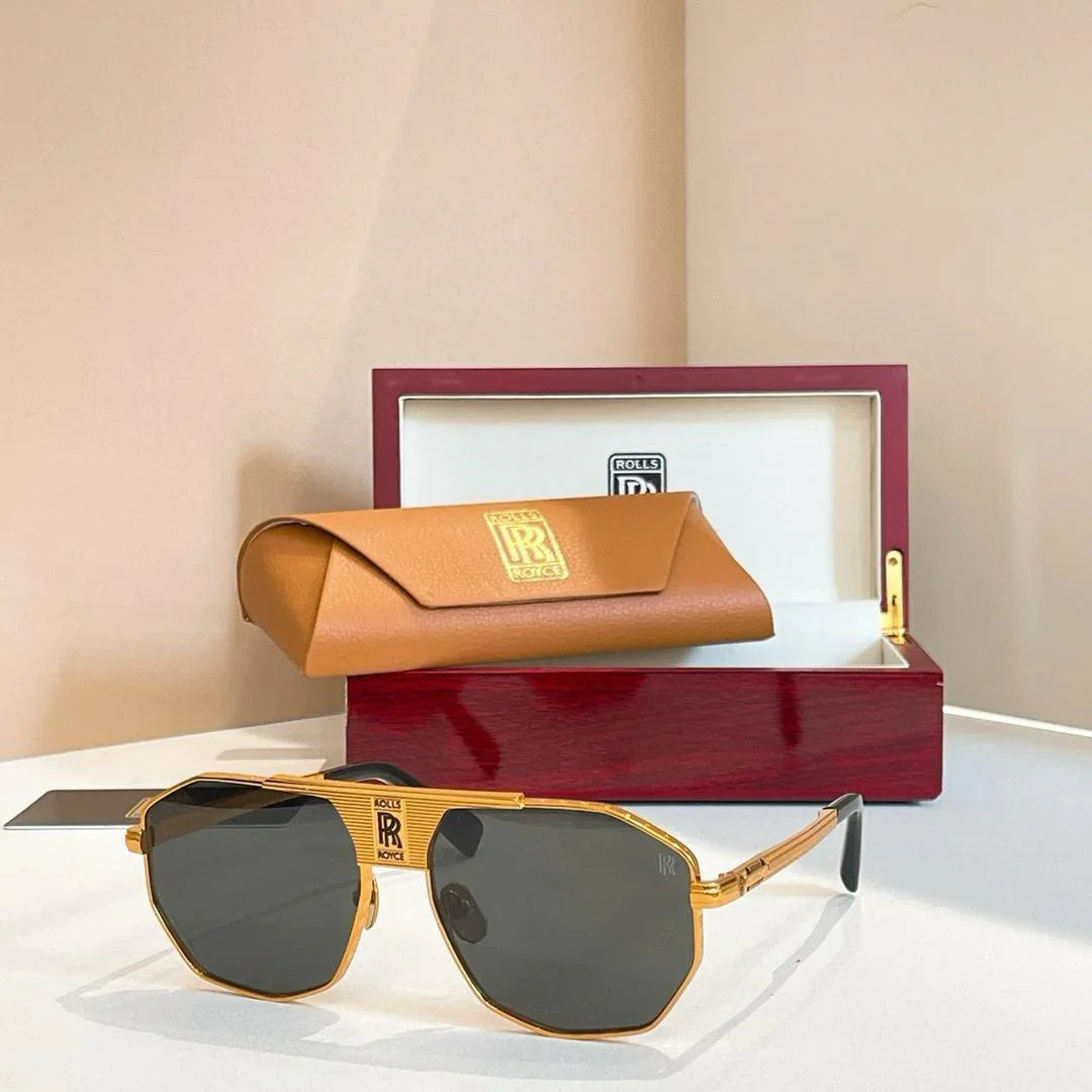 Rolls Royce SS1263 18K plated Rose-Silver-Gold Sunglasses 👑