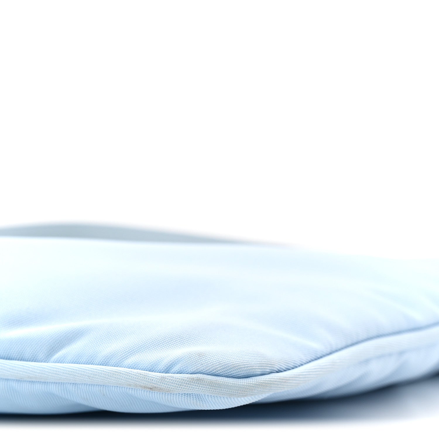 Re-Nylon Vela Saffiano Mini Pochette Bag Celeste