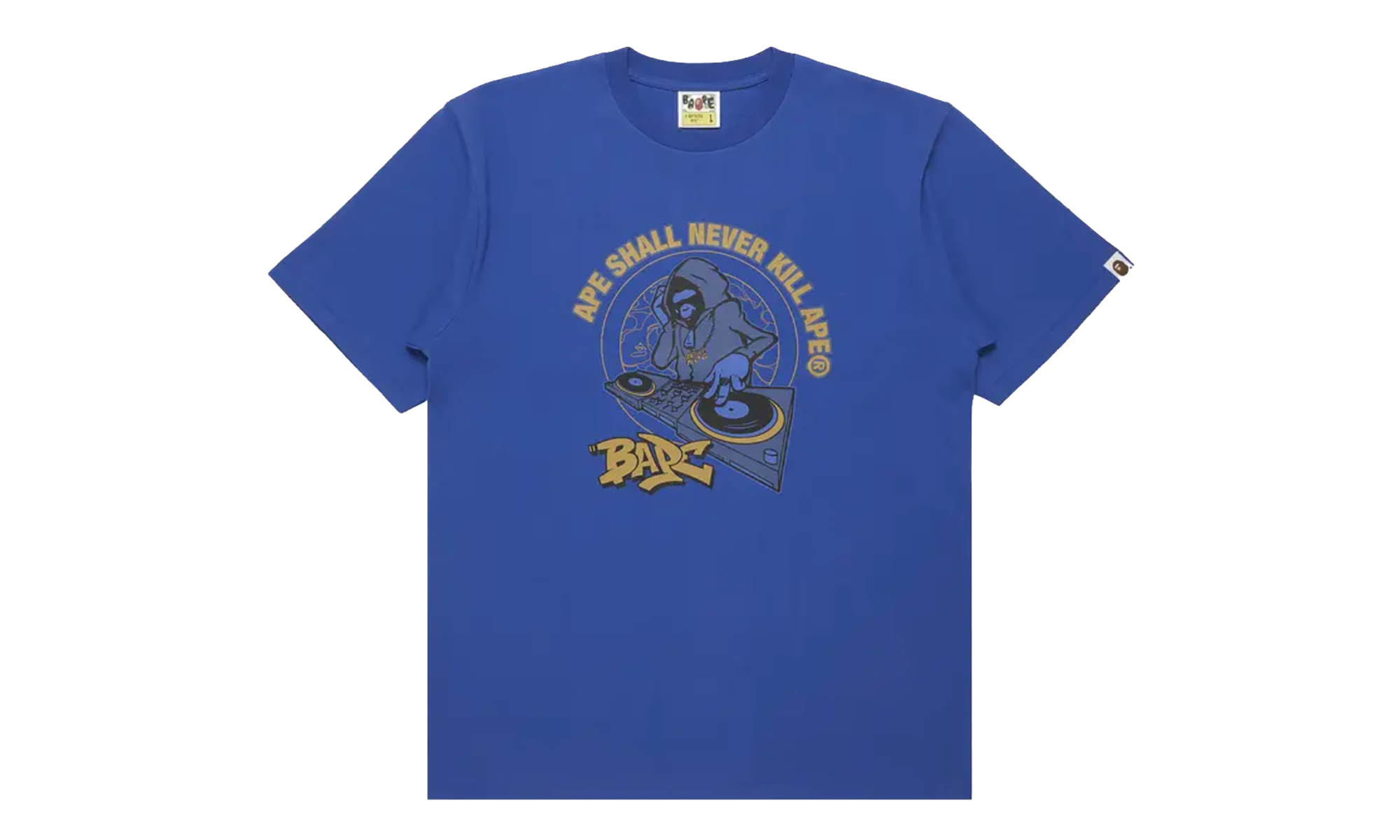 (B)Ape DJ Tee "Blue" 1J80 110 047 BLUE