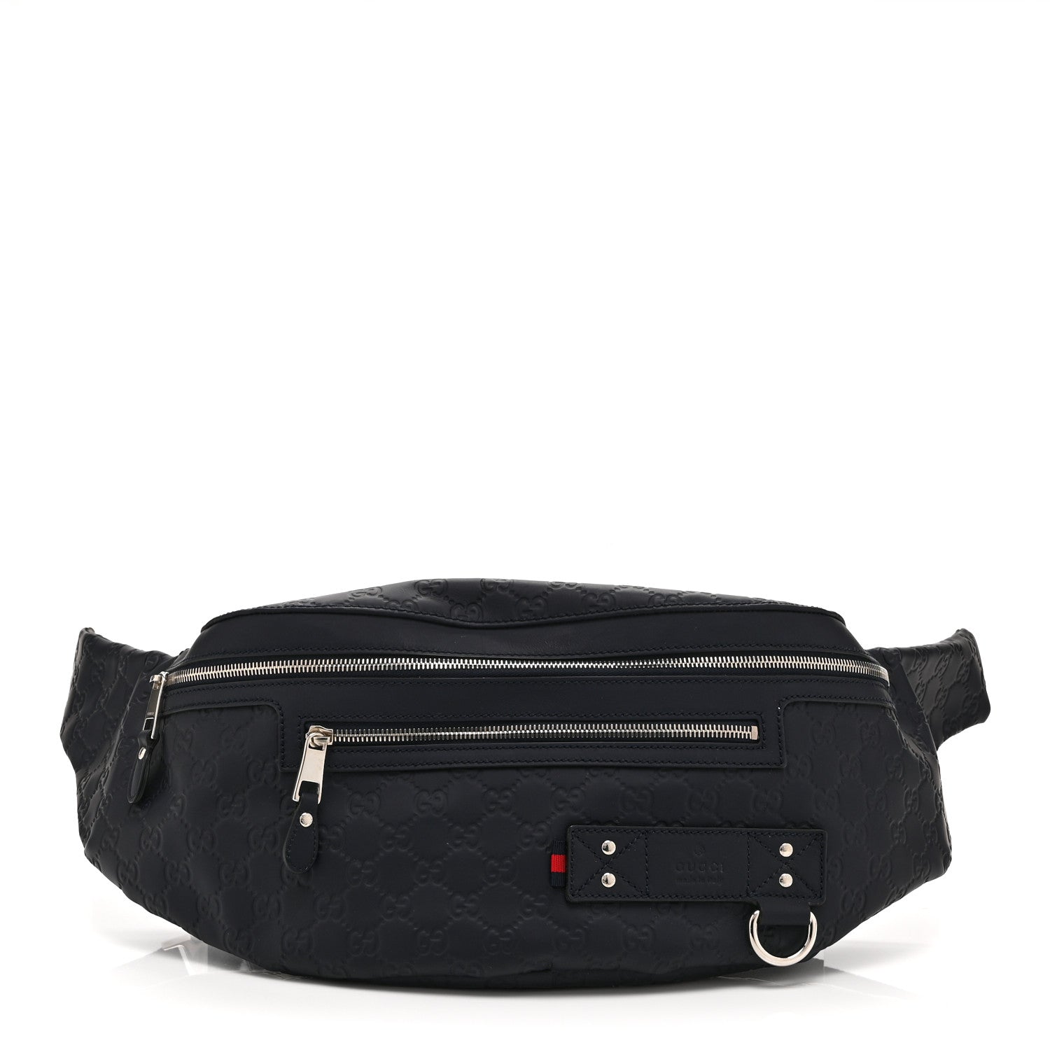 Guccissima Web Belt Bag Navy