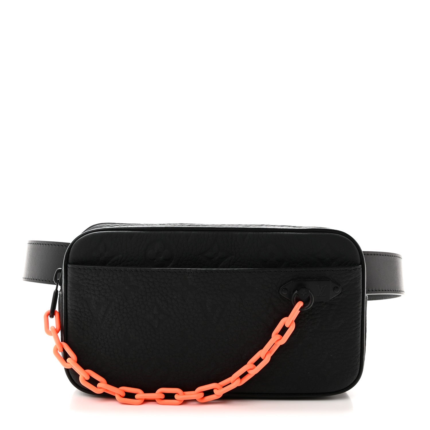 Taurillon Monogram Uniformes Solar Ray Soft Pochette Volga Belt Bag Black