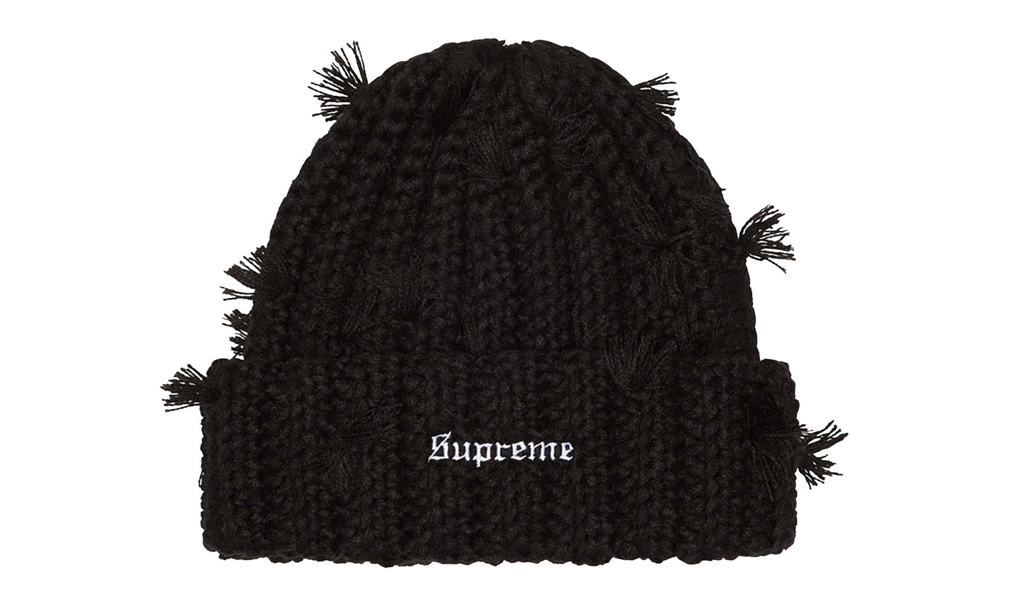 Hand Tied Beanie "FW23 - Black" SU27012