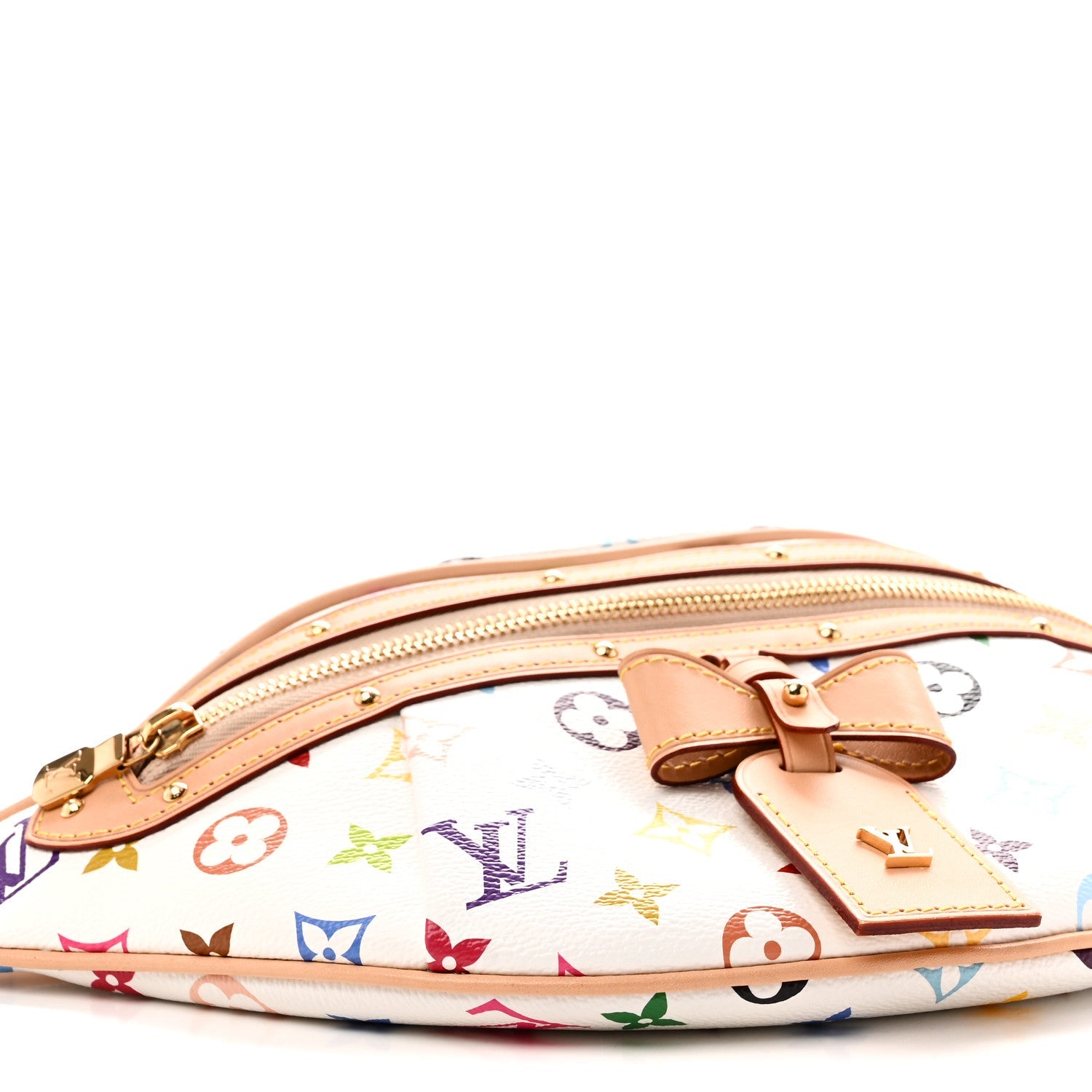 LV X TM Monogram Multicolor High Rise Bumbag White