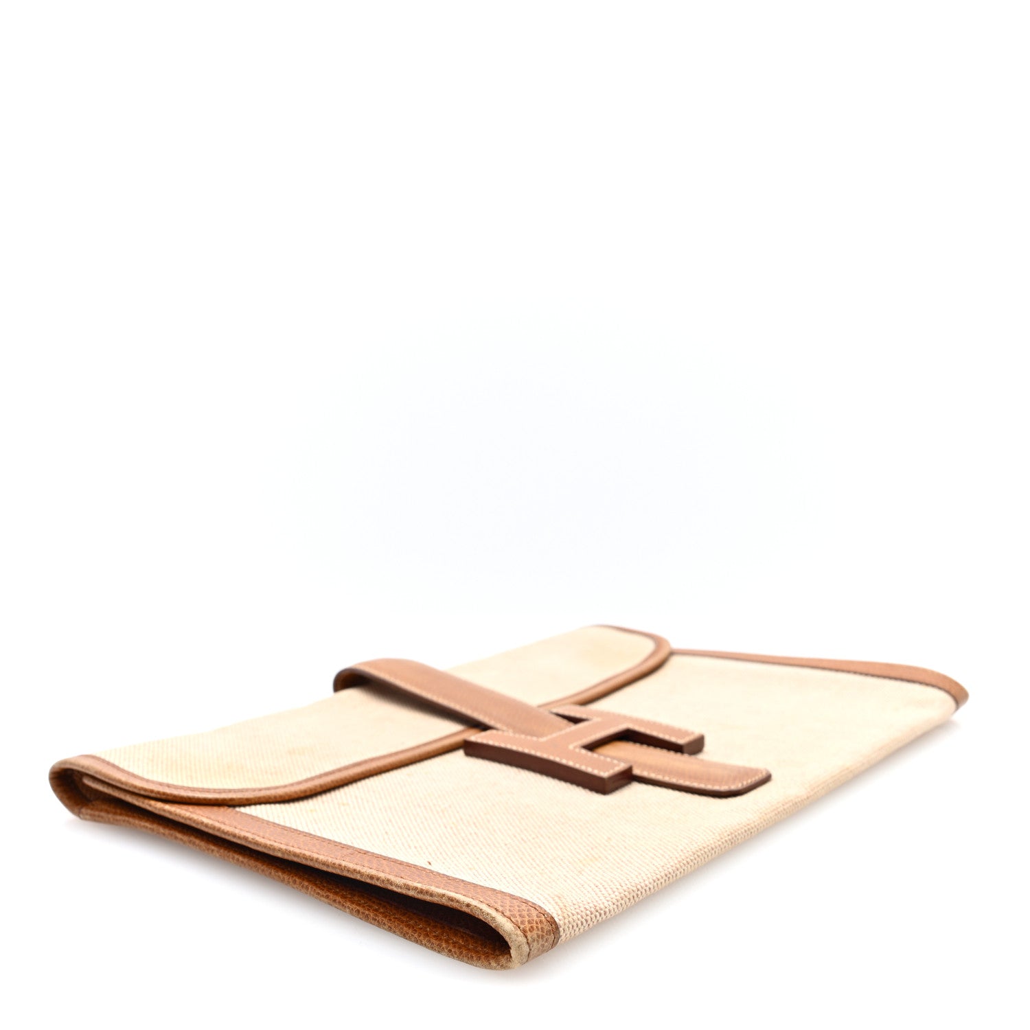 Peau Porc Toile Jige PM Clutch