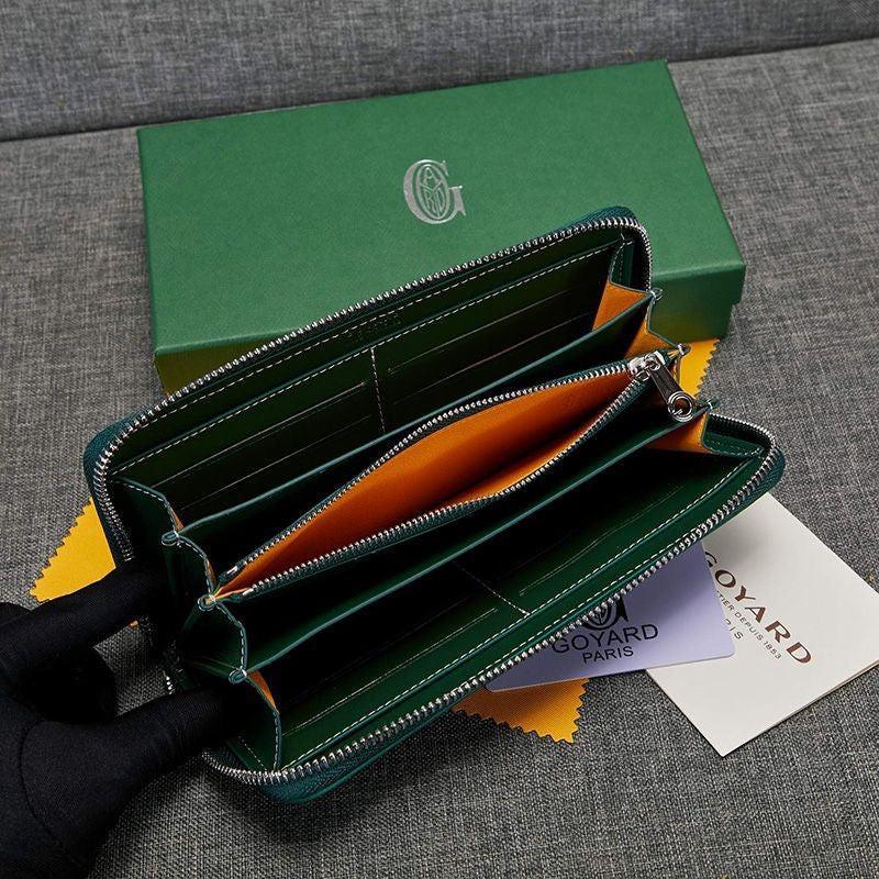 Goyard Matignon GM Zipper Wallet In Goyardine Canvas✨