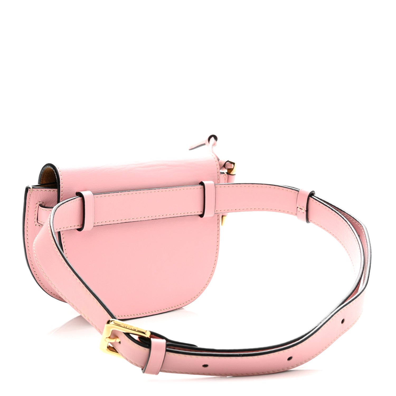 Calfskin Mini Gate Belt Bag Pastel Pink