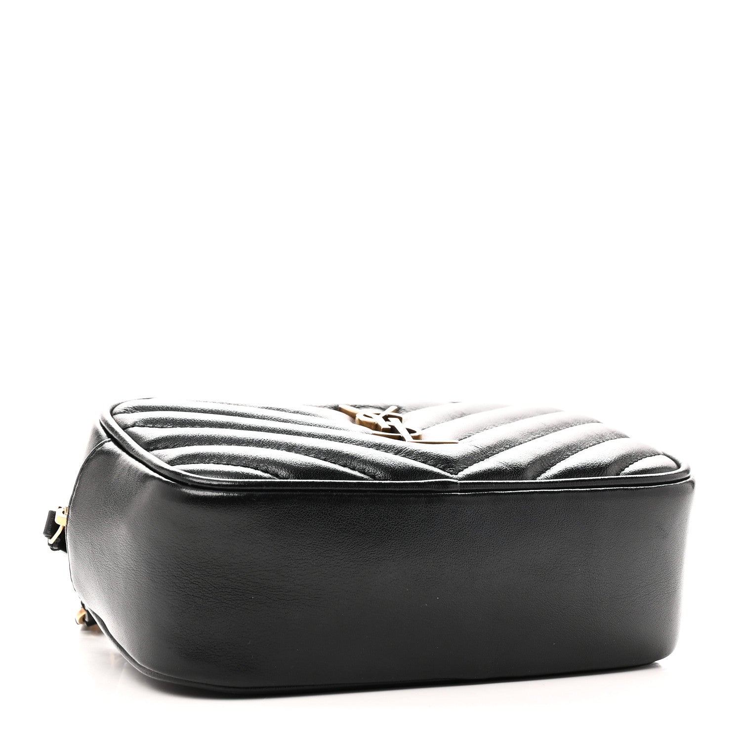Calfskin Matelasse Monogram Lou Belt Bag Black