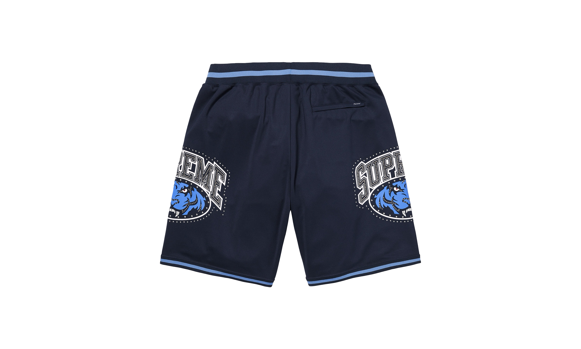 Studded Basketball Short "Navy" SU25637